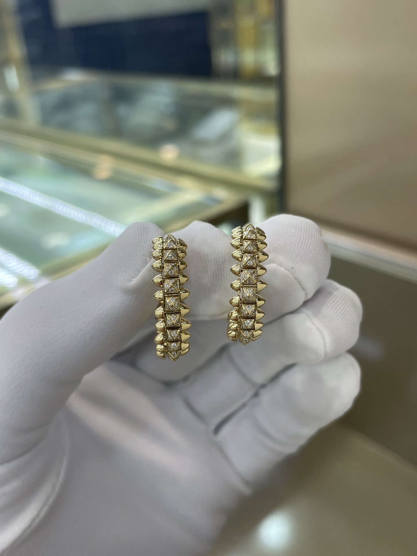 Cartier Clash de Cartier 까르띠애 클래시 다이아몬드 귀걸이 18K 골드 3