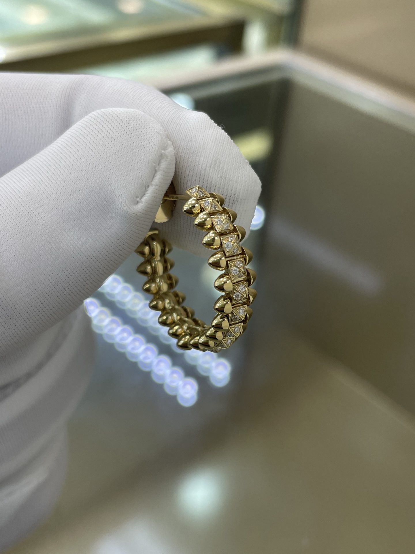 Cartier Clash de Cartier 까르띠애 클래시 다이아몬드 귀걸이 18K 골드 4