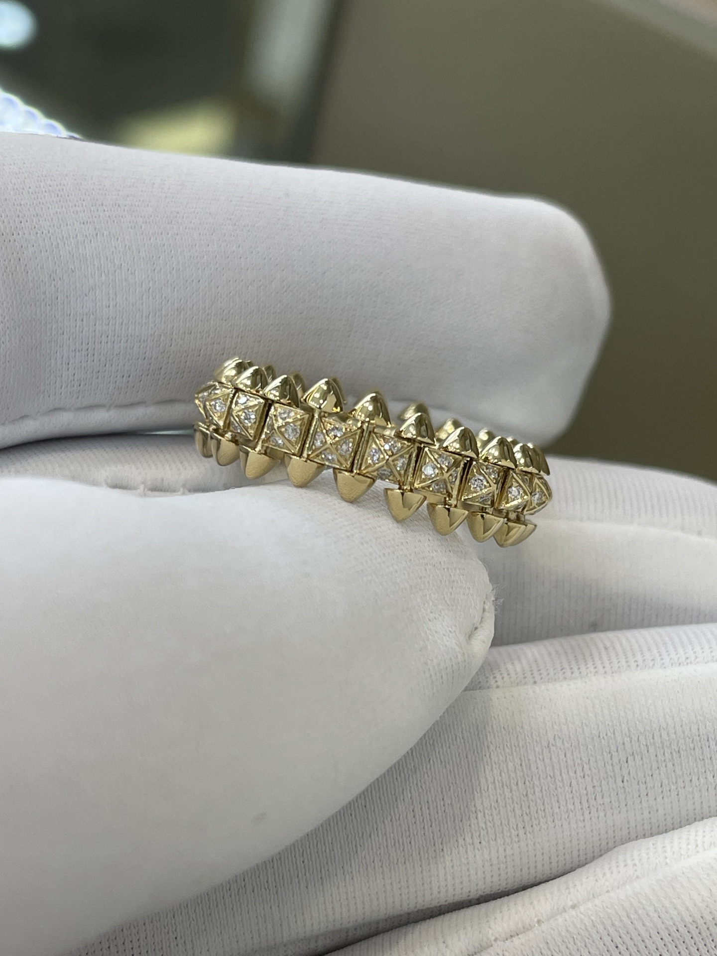 Cartier Clash de Cartier 까르띠애 클래시 다이아몬드 반지 18K 골드 4