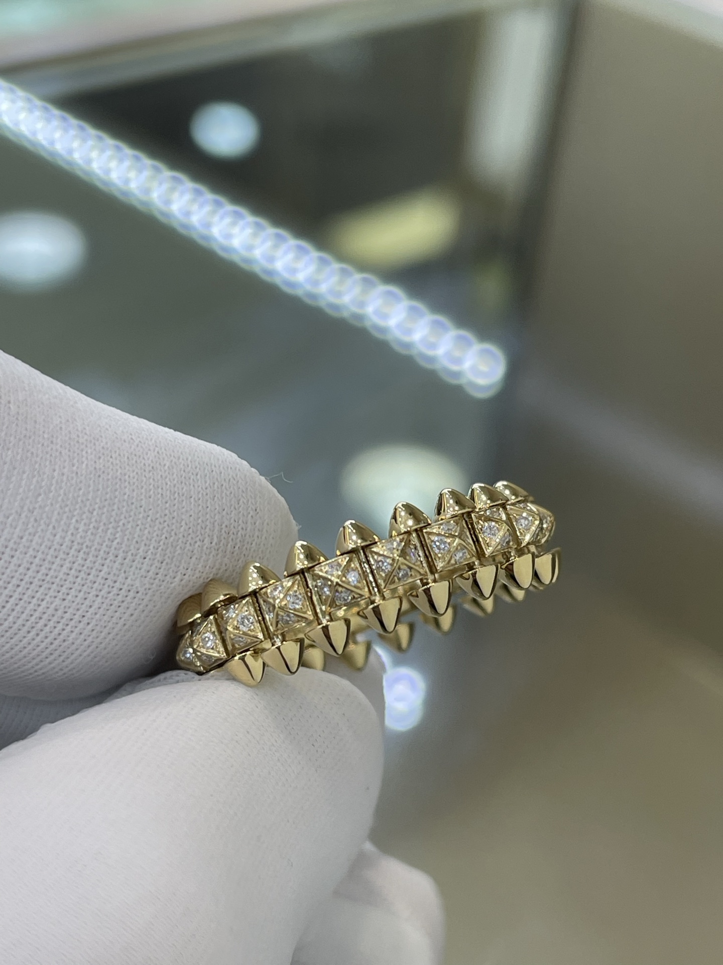 Cartier Clash de Cartier 까르띠애 클래시 다이아몬드 반지 18K 골드 6