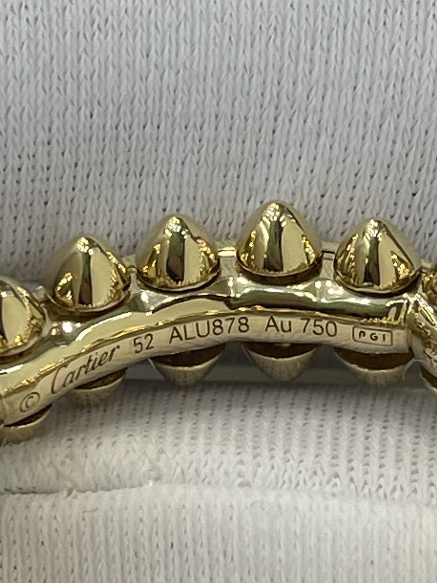 Cartier Clash de Cartier 까르띠애 클래시 다이아몬드 반지 18K 골드 7