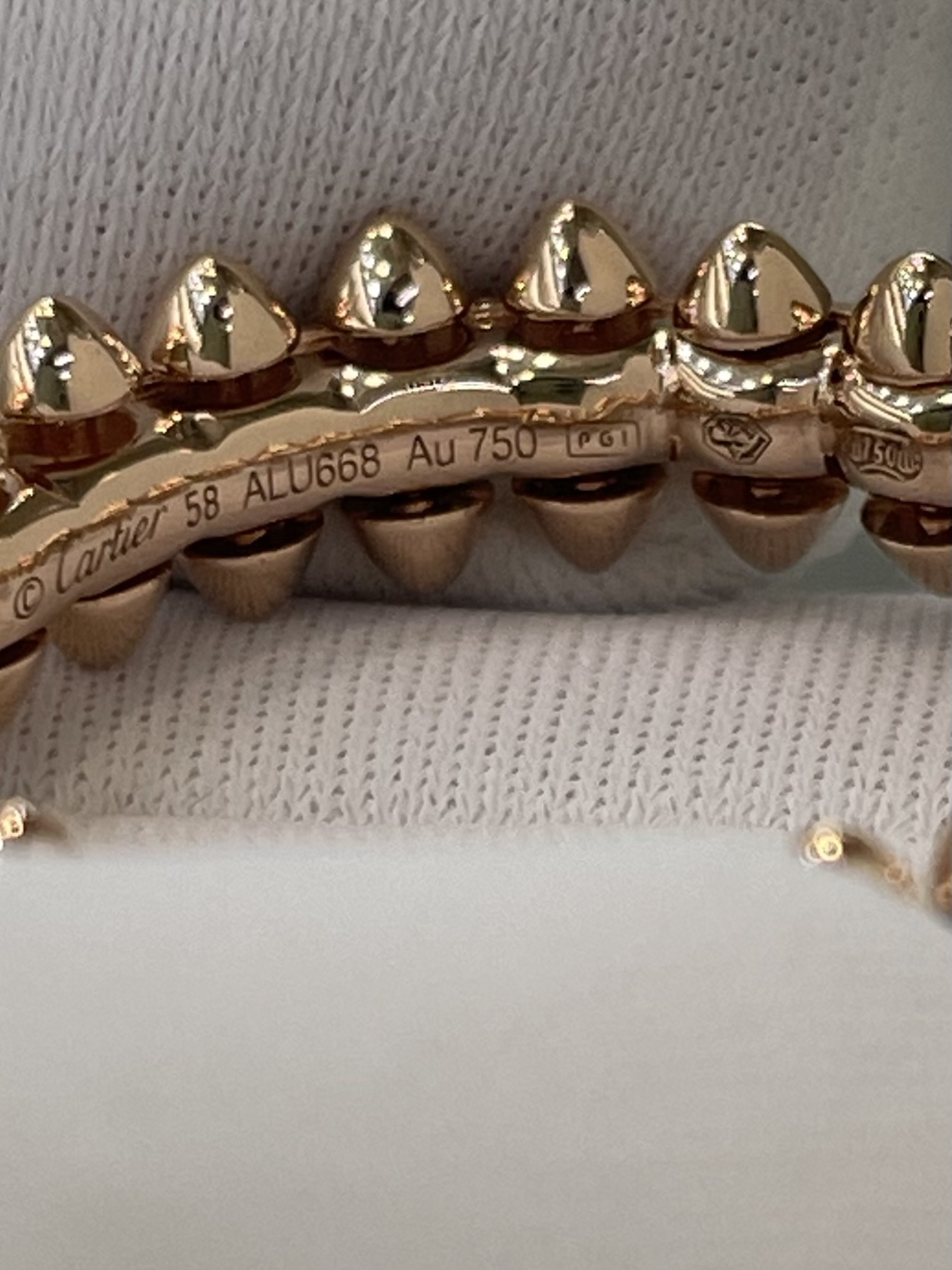 Cartier Clash de Cartier 까르띠애 클래시 다이아몬드 반지 18K 골드 15