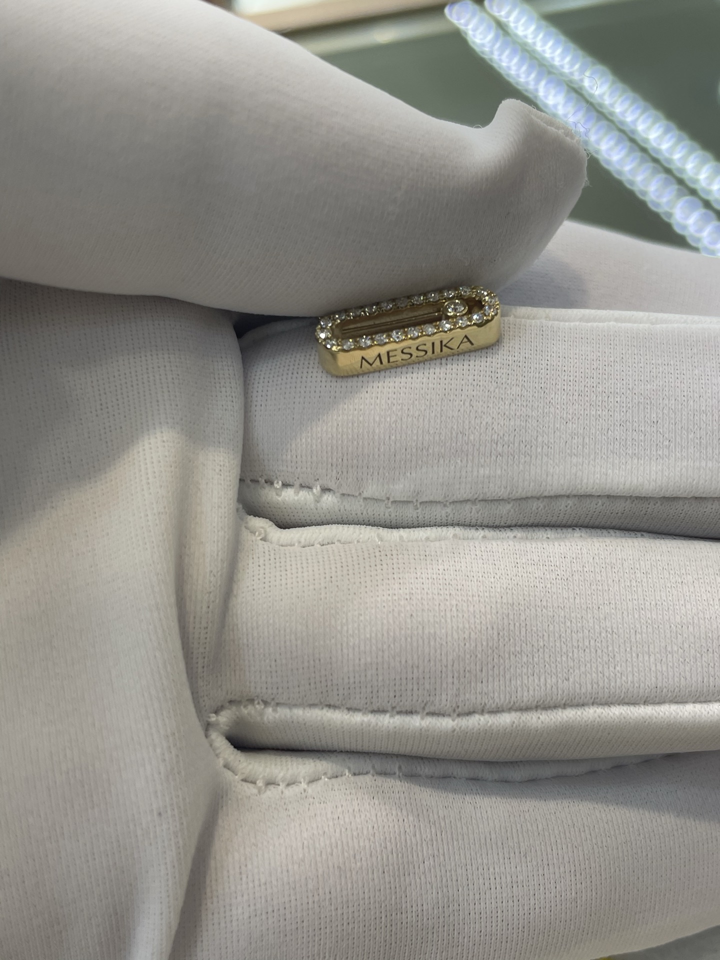 Messika Move 무브 다이아몬드 목걸이 18K 로즈골드 6