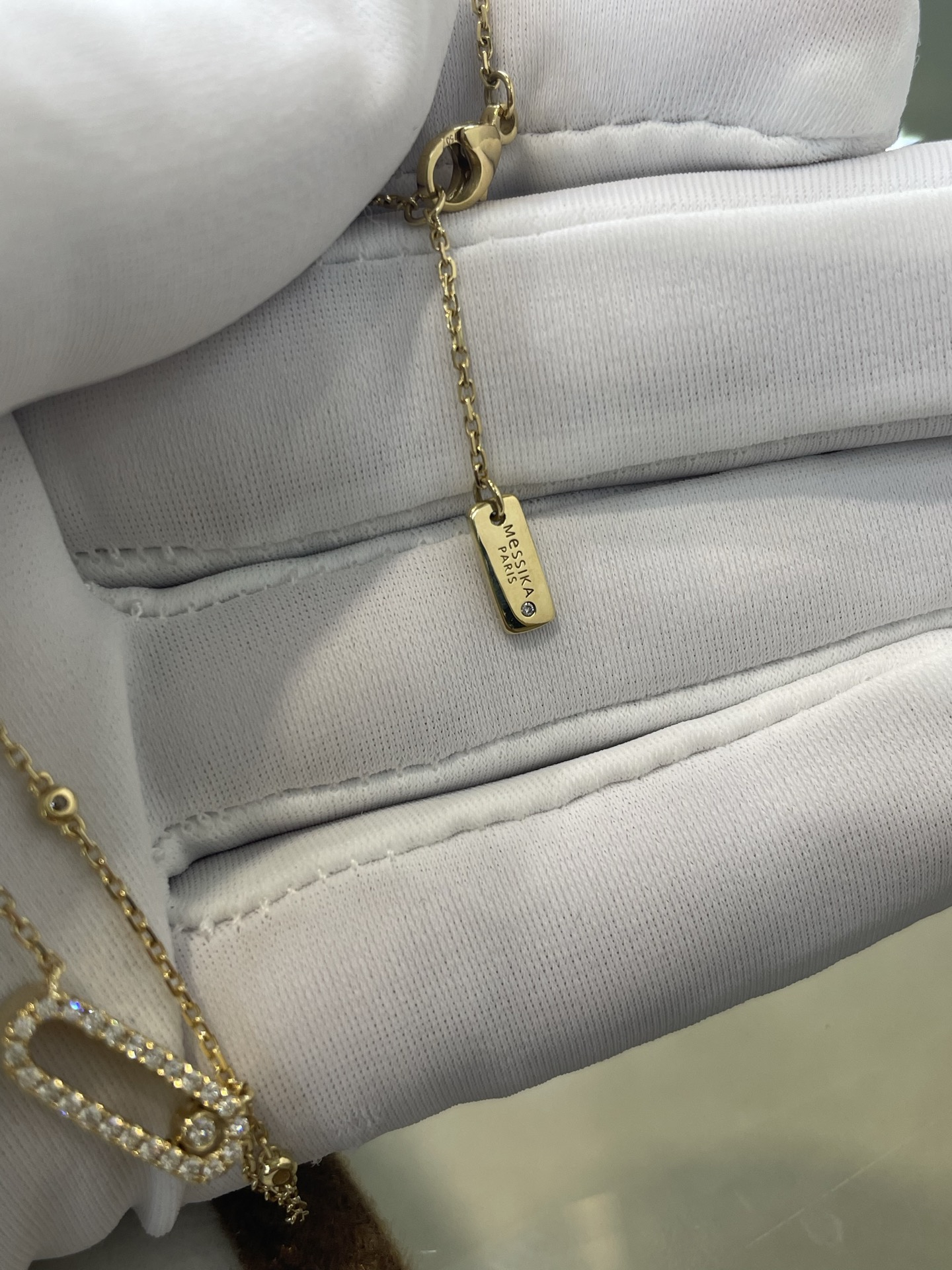 Messika Move 무브 다이아몬드 목걸이 18K 로즈골드 8