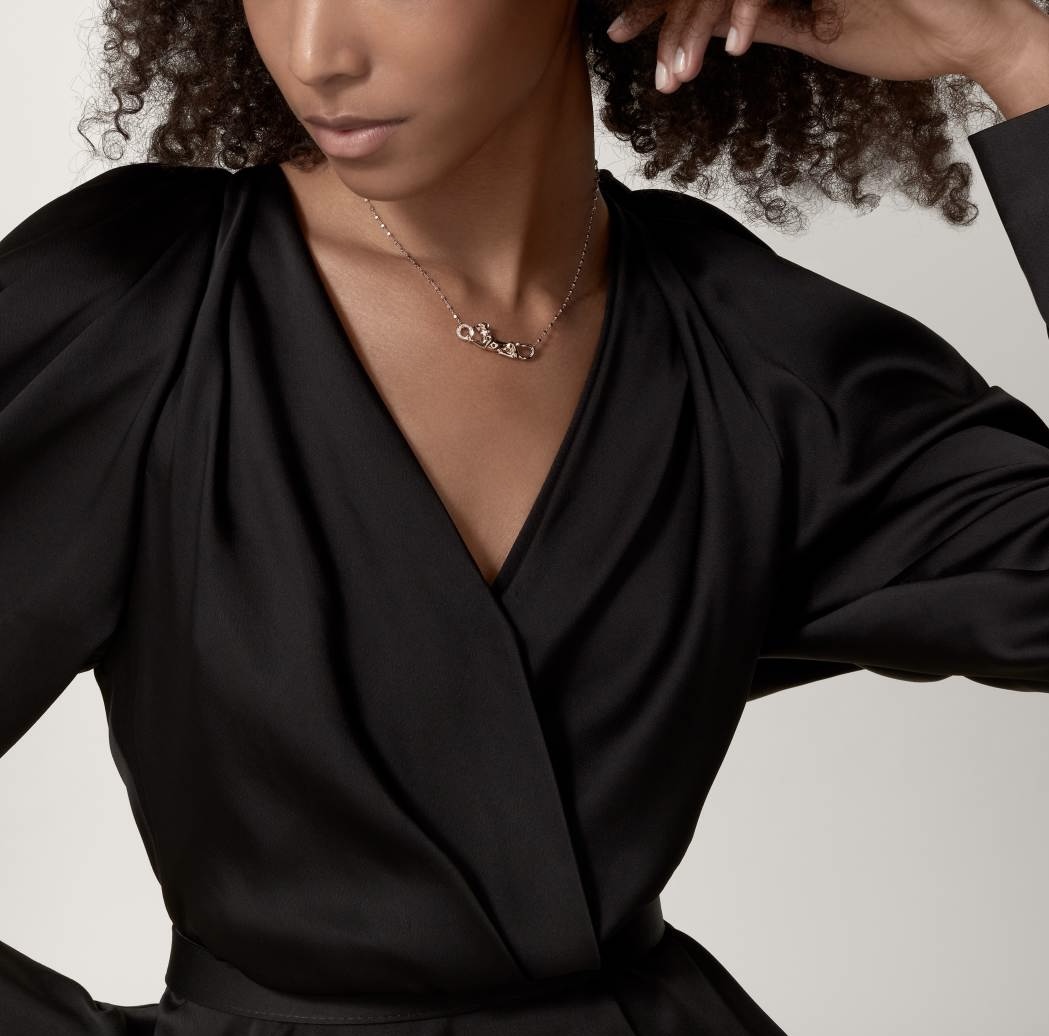 Cartier Panthère 팬더 다이아몬드 목걸이 18K 골드 5