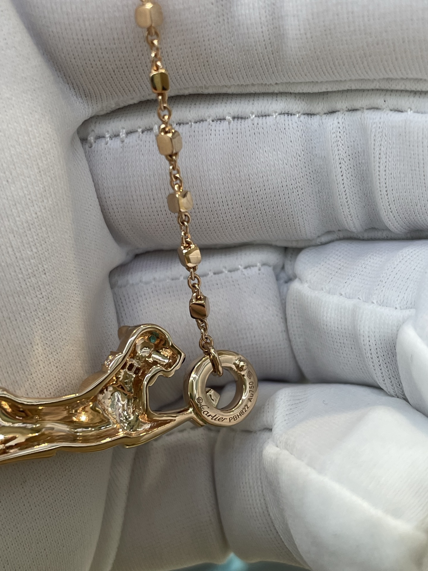 Cartier Panthère 팬더 다이아몬드 목걸이 18K 골드 11