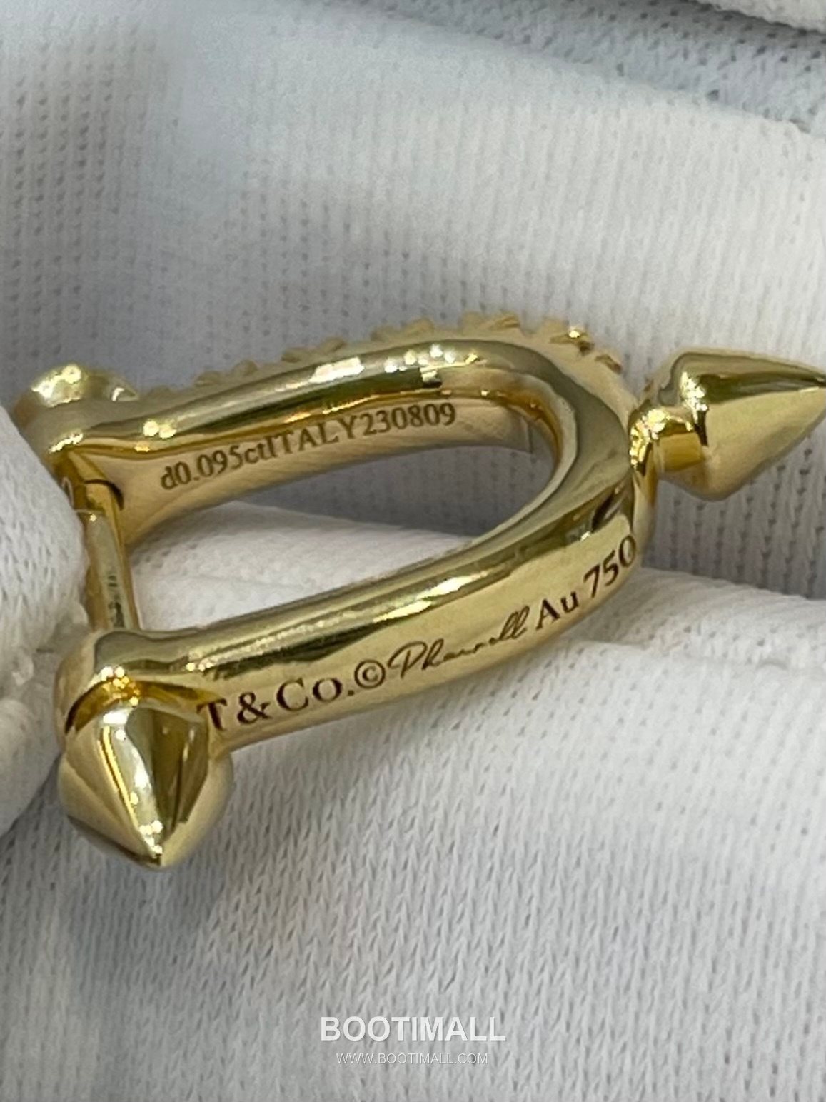 Cartier Titan Earrings 18K Gold, Diamonds Gold 까르띠에 타이탄 이어링 18K 골드, 다이아몬드 골드 7