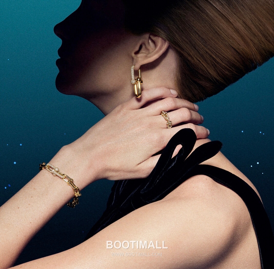 Cartier Chain Link Earrings 18K Gold, Diamonds Gold 까르띠에 체인 링 귀걸이 18K 골드, 다이아몬드 골드 4