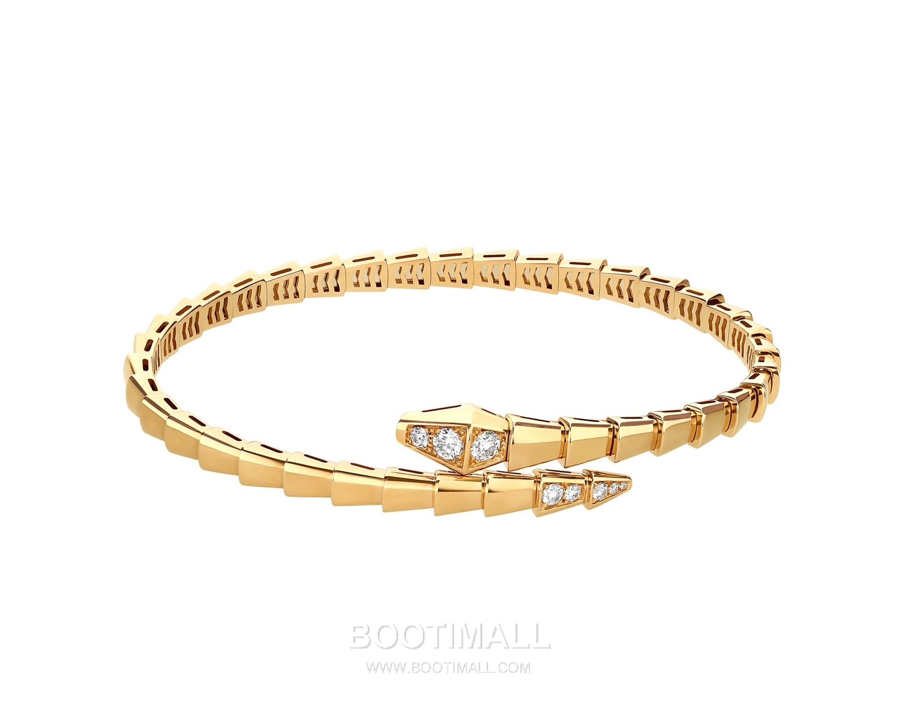 Bulgari Snake Diamond Bracelet 18K Gold, Diamond Gold 불가리 스네이크 다이아몬드 팔찌 18K 골드, 다이아몬드 골드 1