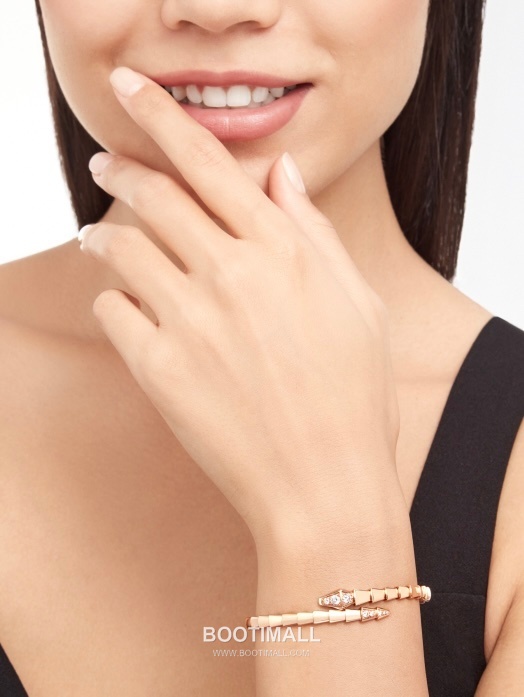 Bulgari Snake Diamond Bracelet 18K Gold, Diamond Gold 불가리 스네이크 다이아몬드 팔찌 18K 골드, 다이아몬드 골드 5