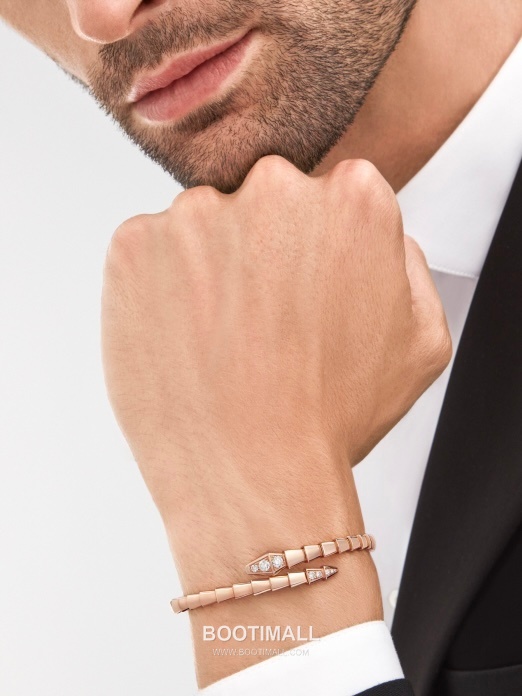 Bulgari Snake Diamond Bracelet 18K Gold, Diamond Gold 불가리 스네이크 다이아몬드 팔찌 18K 골드, 다이아몬드 골드 6