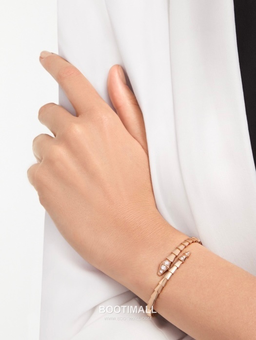 Bulgari Snake Diamond Bracelet 18K Gold, Diamond Gold 불가리 스네이크 다이아몬드 팔찌 18K 골드, 다이아몬드 골드 7