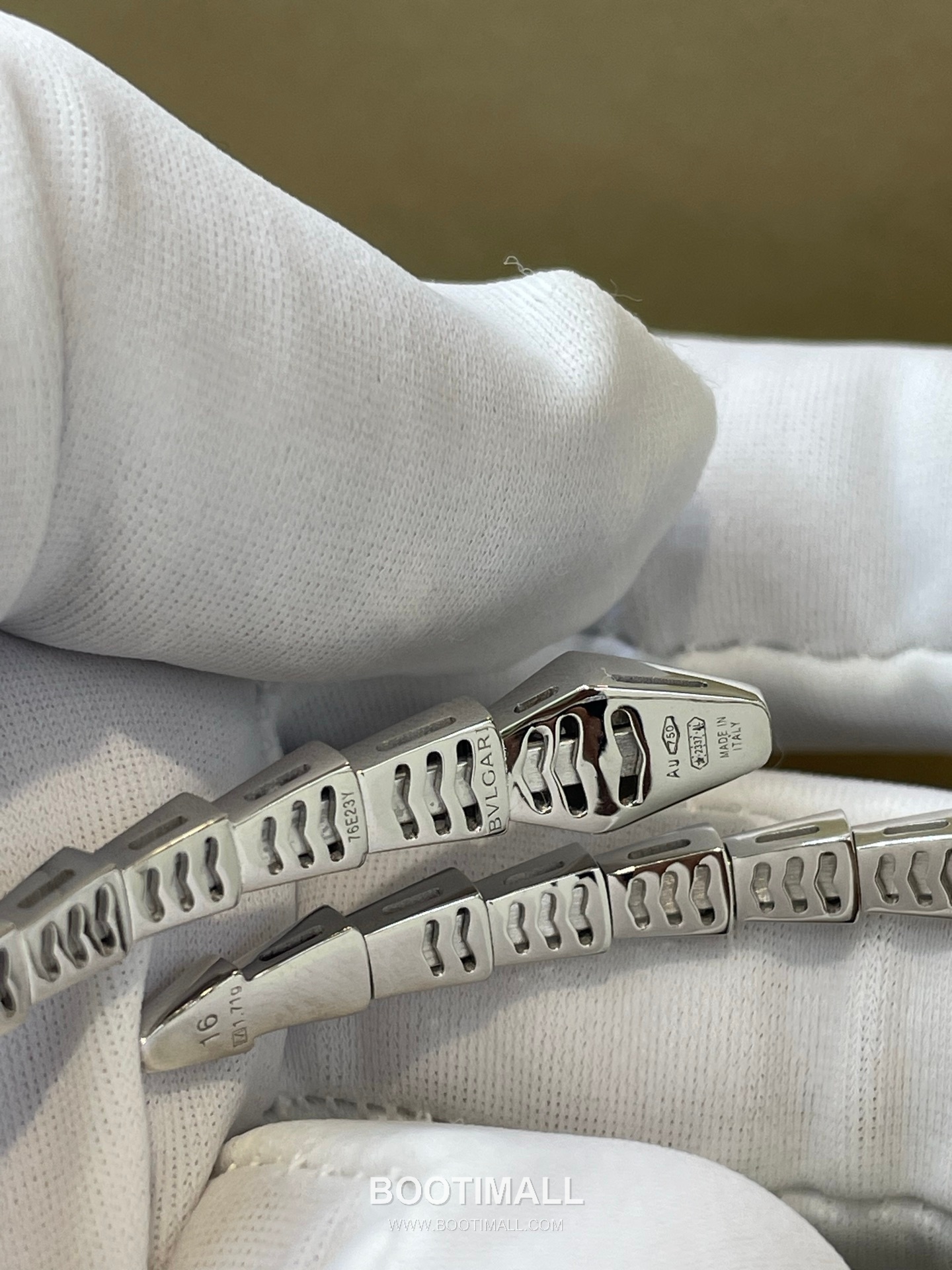 Bulgari Snake Diamond Bracelet 18K Gold, Diamond Gold 불가리 스네이크 다이아몬드 팔찌 18K 골드, 다이아몬드 골드 7