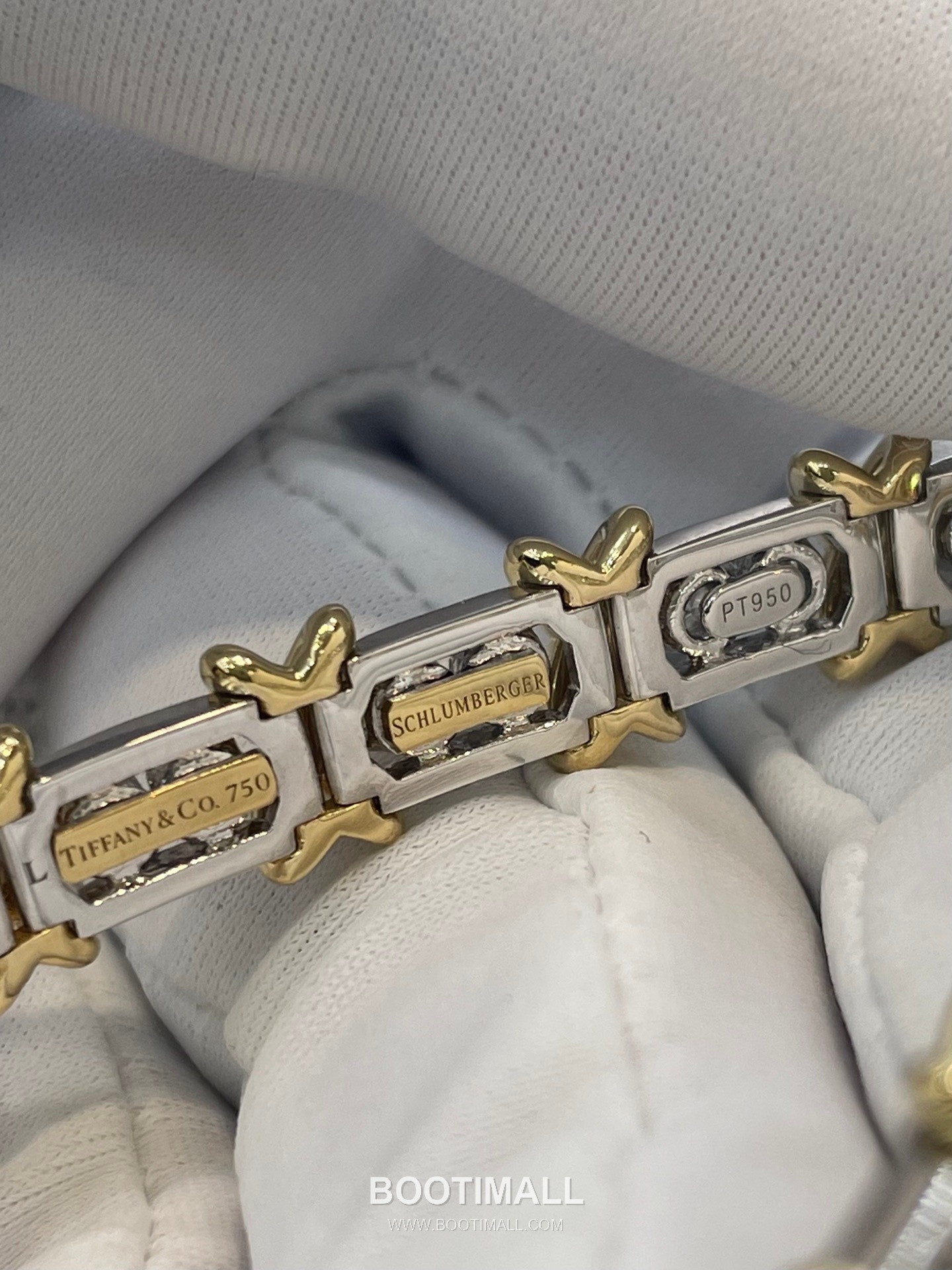 Hermes Sixteen Stone Bracelet 18K Gold, Platinum, Diamond Gold 에르메스 십육석 팔찌 18K 골드, 플래티넘, 다이아몬드 골드 7