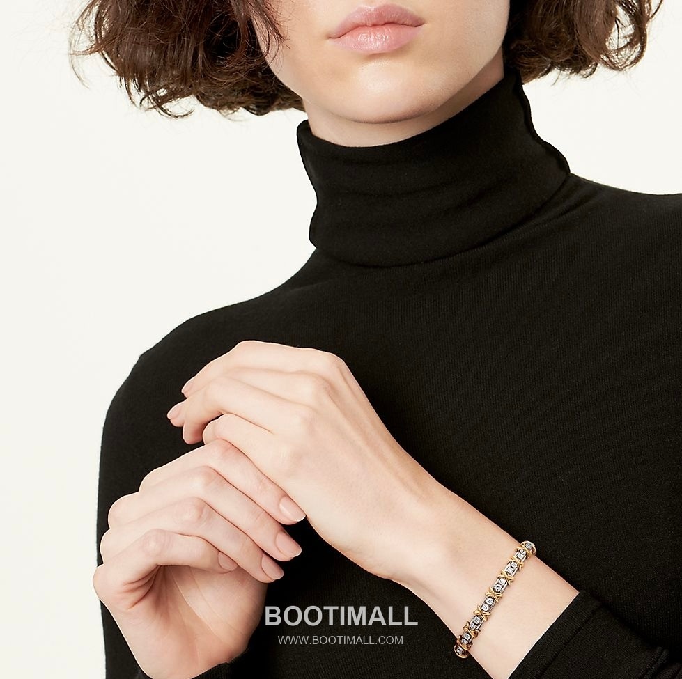 Hermes Sixteen Stone Bracelet 18K Gold, Platinum, Diamond Gold 에르메스 십육석 팔찌 18K 골드, 플래티넘, 다이아몬드 골드 13