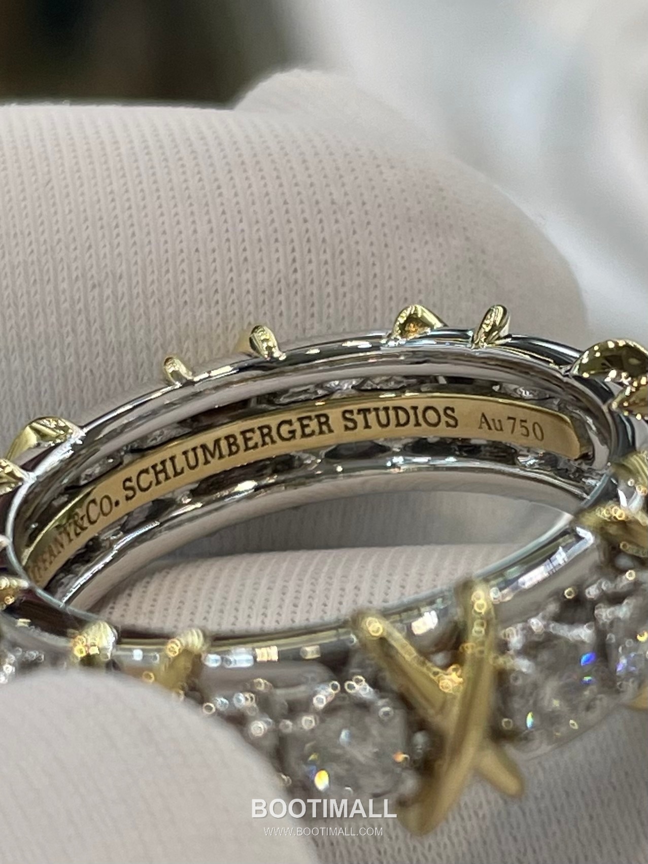 Hermes Sixteen Stone Bracelet 18K Gold, Platinum, Diamond Gold 에르메스 십육석 팔찌 18K 골드, 플래티넘, 다이아몬드 골드 20