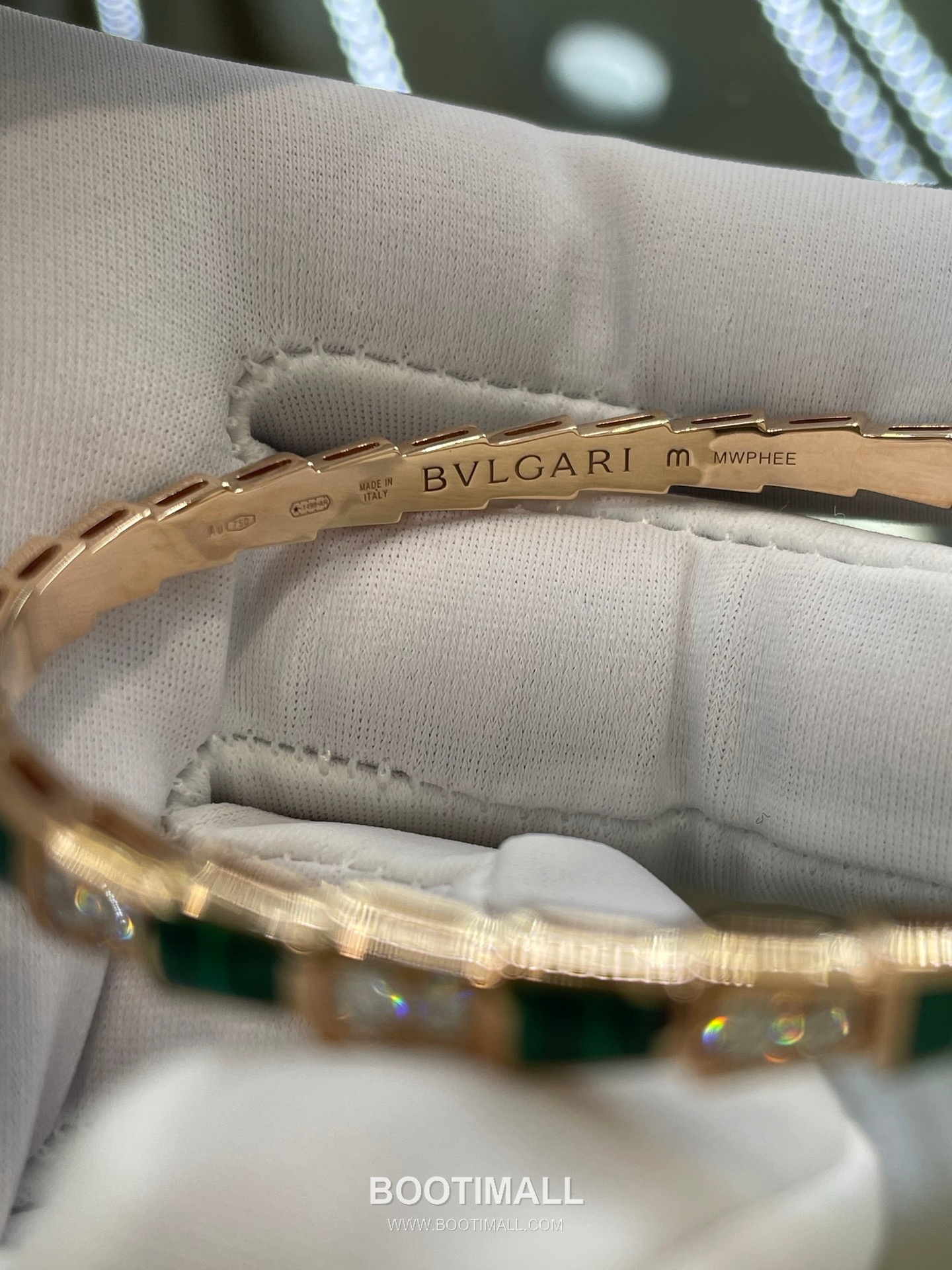 Bulgari Serpent Bracelet 18K Gold, Diamond Gold 불가리 영 팔찌 18K 골드, 다이아몬드 골드 7