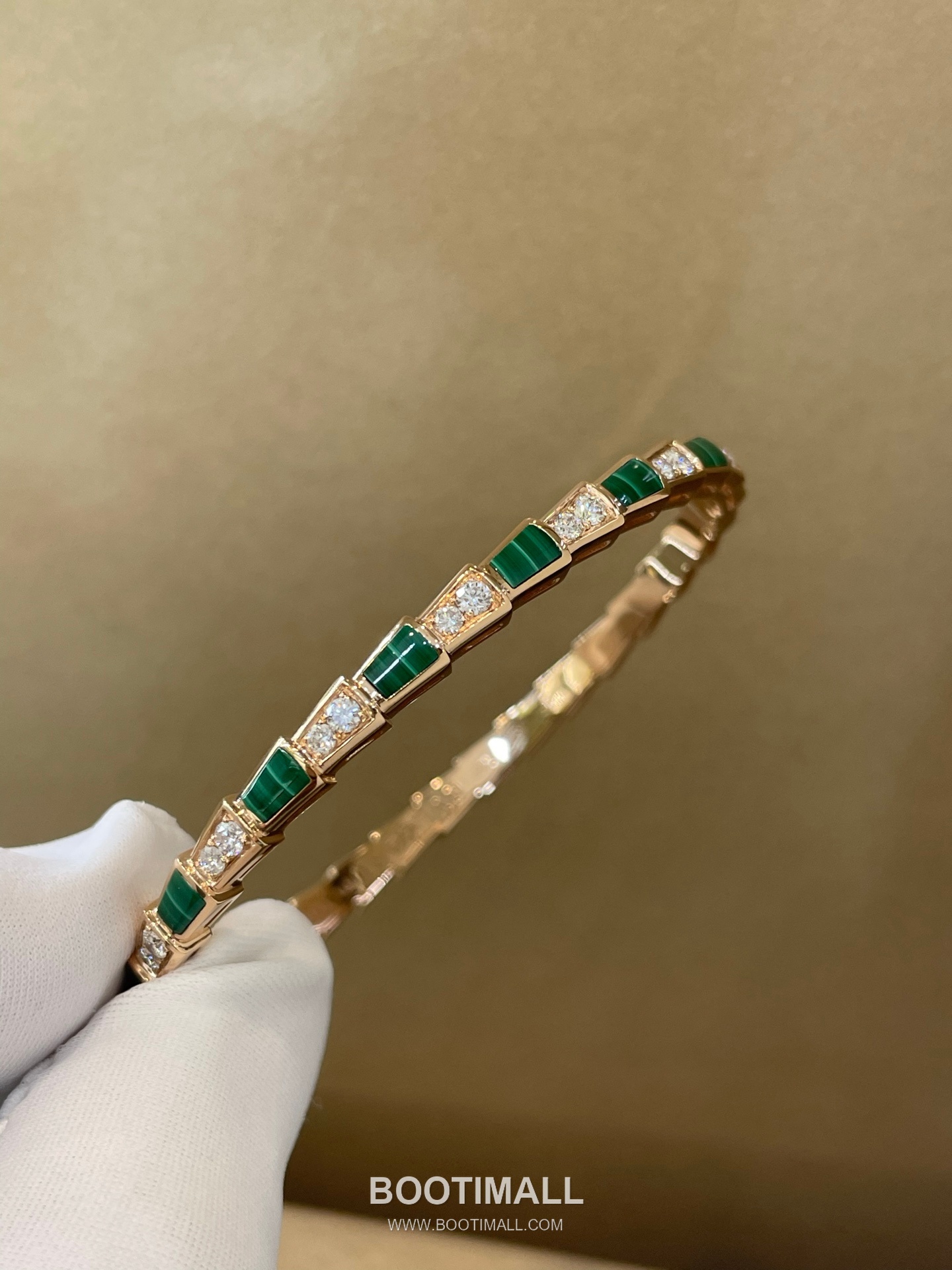 Bulgari Serpent Bracelet 18K Gold, Diamond Gold 불가리 영 팔찌 18K 골드, 다이아몬드 골드 9