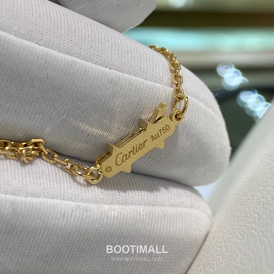 Cartier Full Diamond Necklace 18K Gold, Diamond Gold 까르띠에 대빙만 다이아 목걸이 18K 골드, 다이아몬드 골드 4