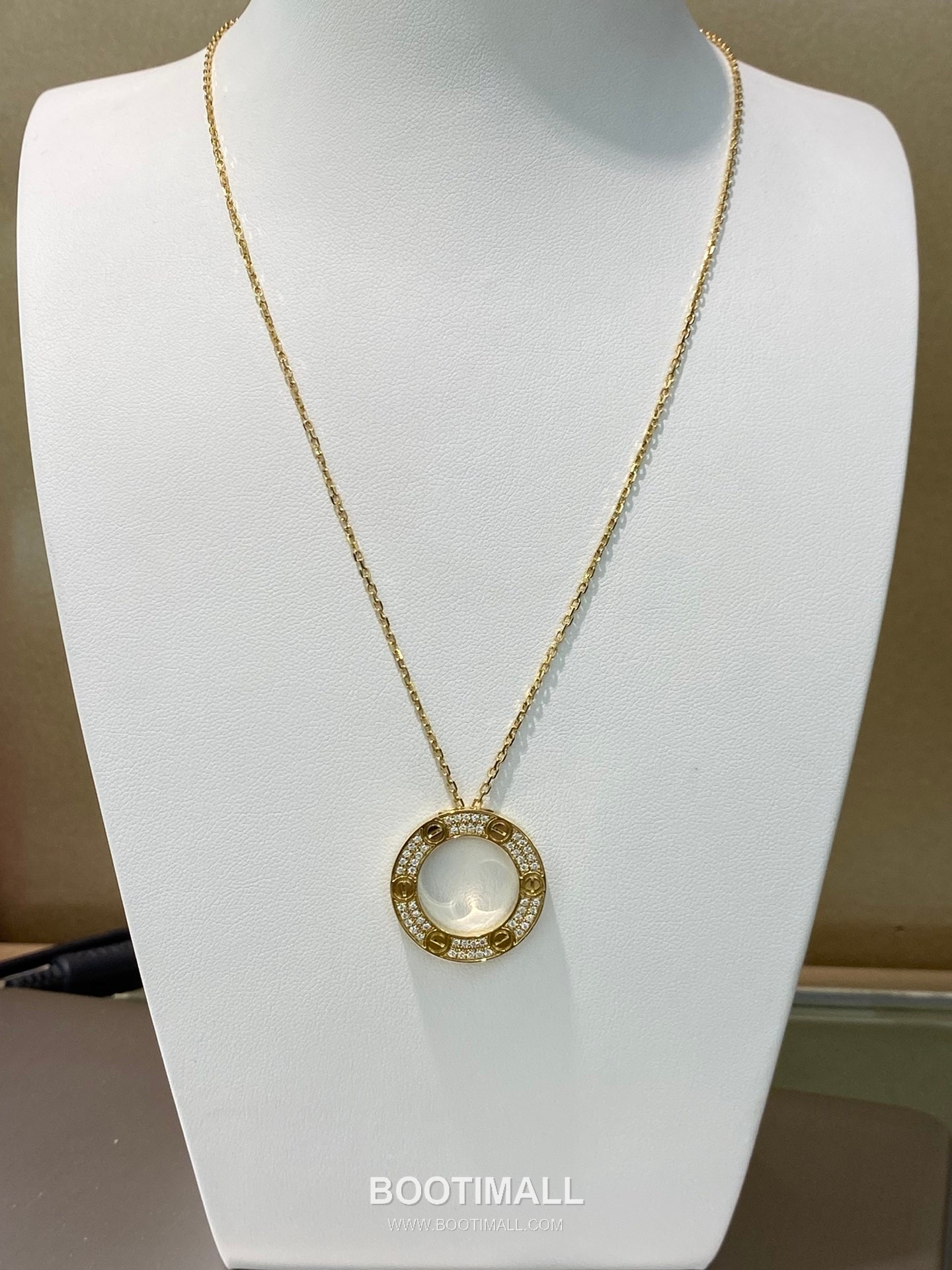 Cartier Full Diamond Necklace 18K Gold, Diamond Gold 까르띠에 대빙만 다이아 목걸이 18K 골드, 다이아몬드 골드 8