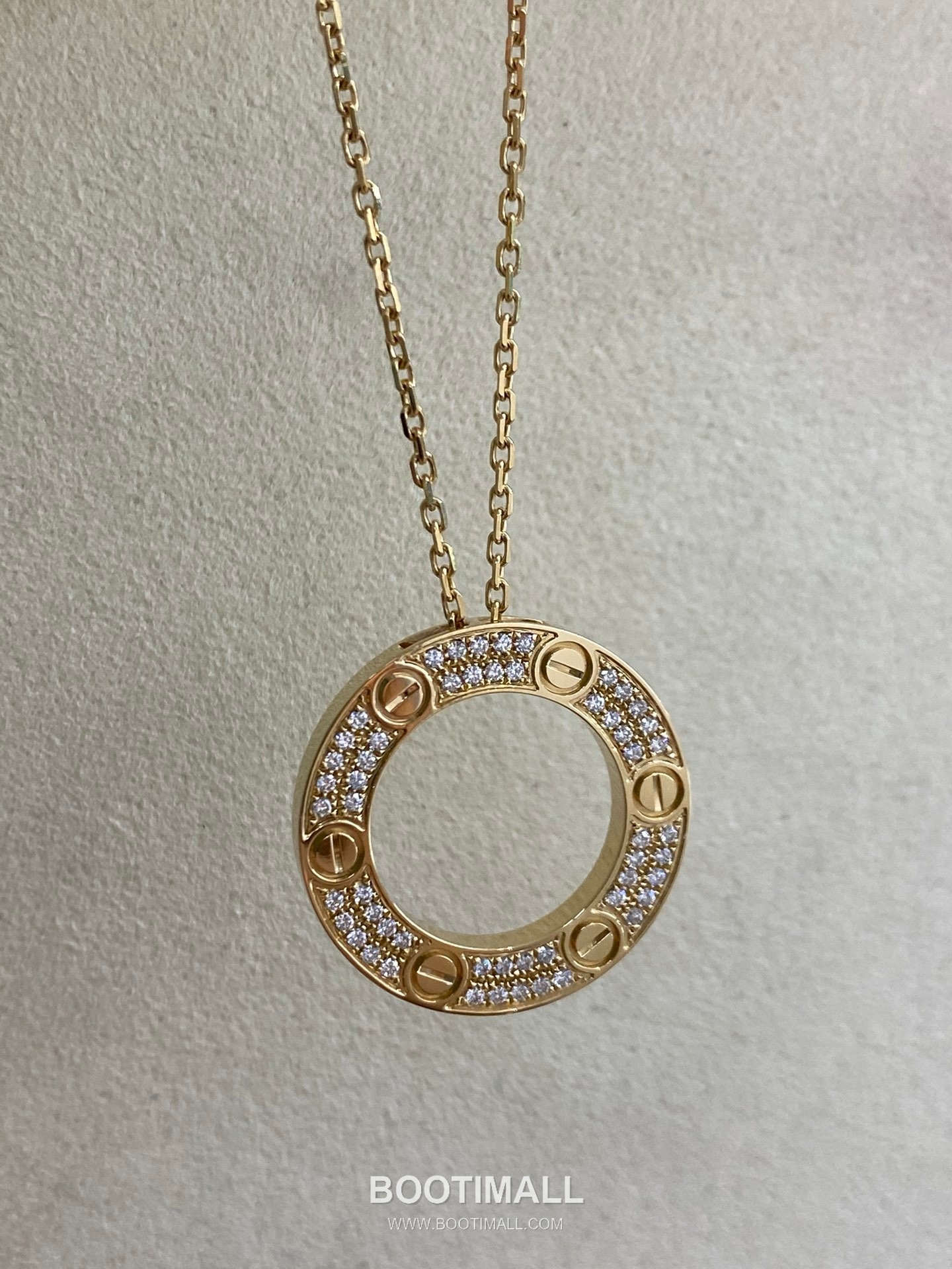 Cartier Full Diamond Necklace 18K Gold, Diamond Gold 까르띠에 대빙만 다이아 목걸이 18K 골드, 다이아몬드 골드 11