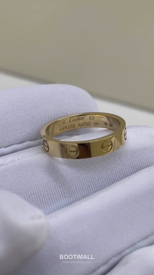 Narrow Screw Ring 18K Gold Rose Gold 좁은 버전 반지 18K 골드 로즈골드 7