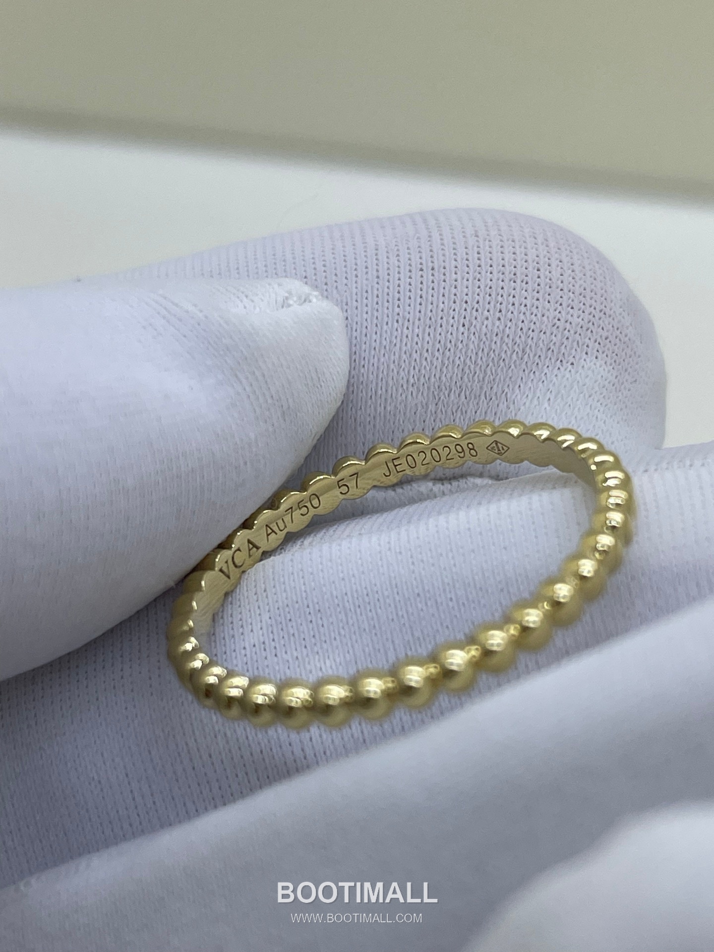 Round Bead Ring 18K Gold Gold 원주 반지 18K 골드 골드 9