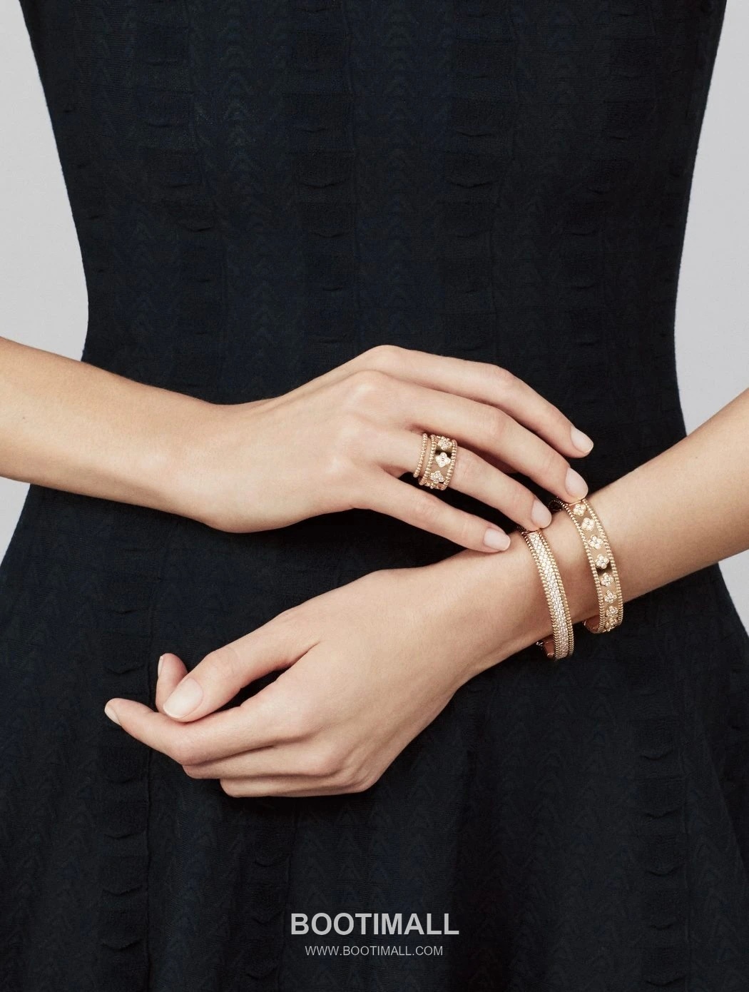 Round Bead Ring 18K Gold Gold 원주 반지 18K 골드 골드 14