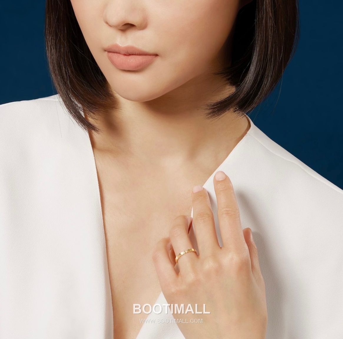 Chaumet Beehive Ring 18K Gold with Diamonds Gold 비하이브 링 18K 골드와 다이아몬드 골드 6