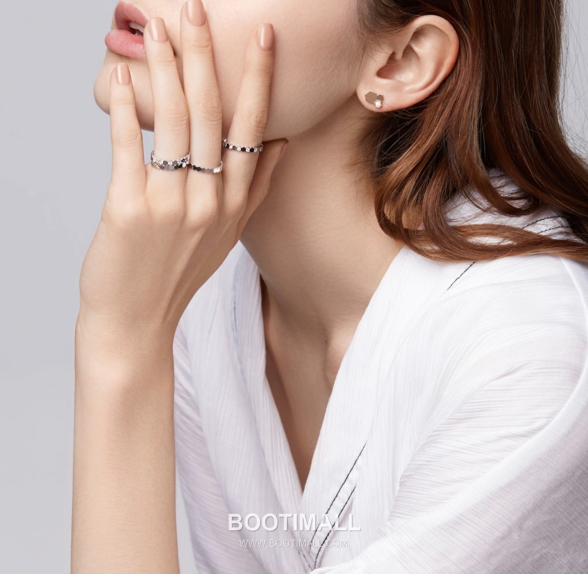 Chaumet Beehive Ring 18K Gold with Diamonds Gold 비하이브 링 18K 골드와 다이아몬드 골드 7