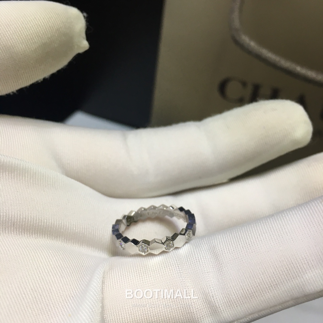 Chaumet Beehive Ring 18K Gold with Diamonds Gold 비하이브 링 18K 골드와 다이아몬드 골드 8