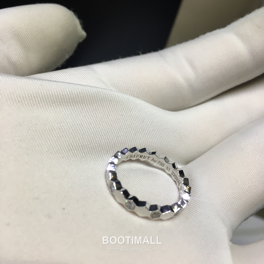 Chaumet Beehive Ring 18K Gold with Diamonds Gold 비하이브 링 18K 골드와 다이아몬드 골드 9