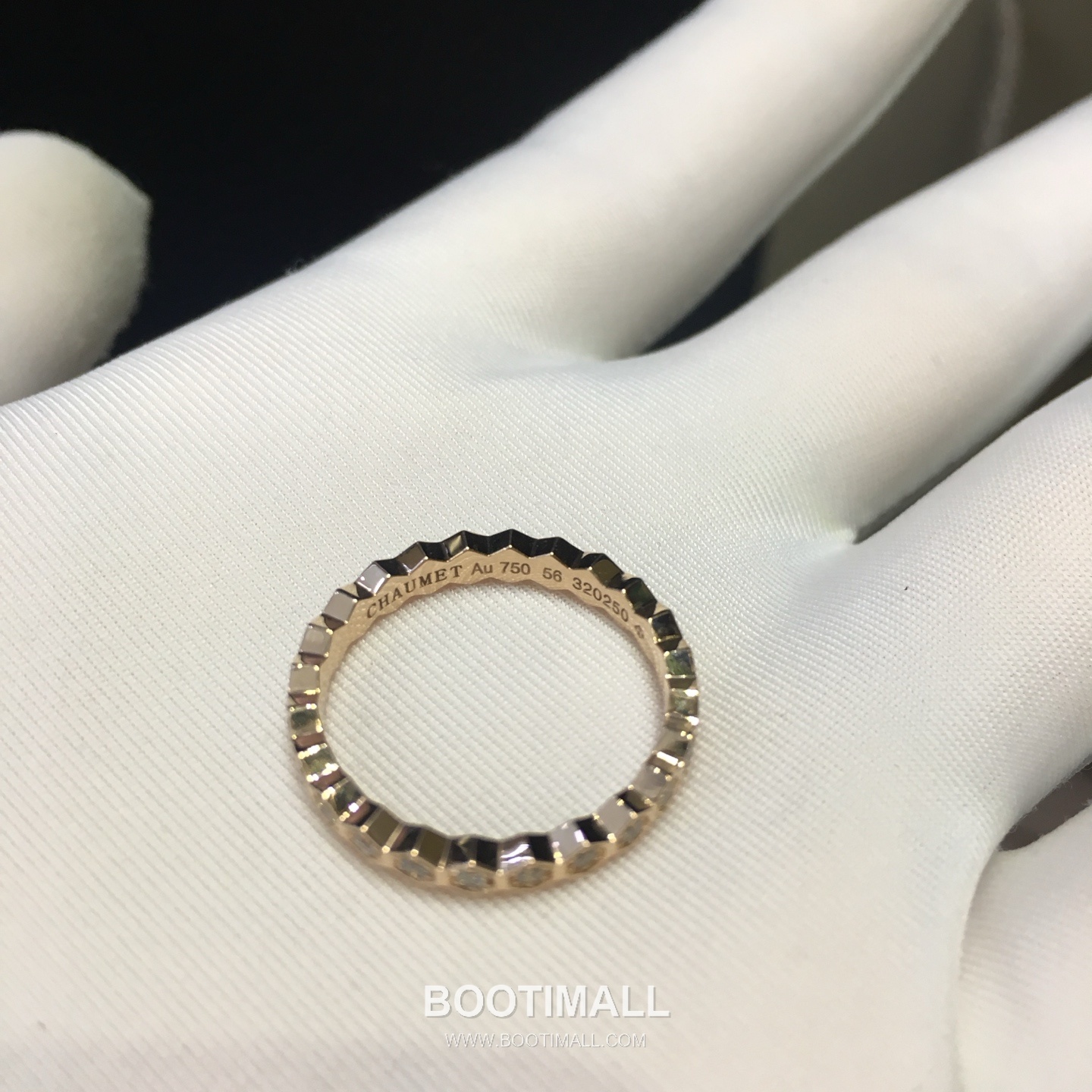 Chaumet Beehive Ring 18K Gold with Diamonds Gold 비하이브 링 18K 골드와 다이아몬드 골드 13