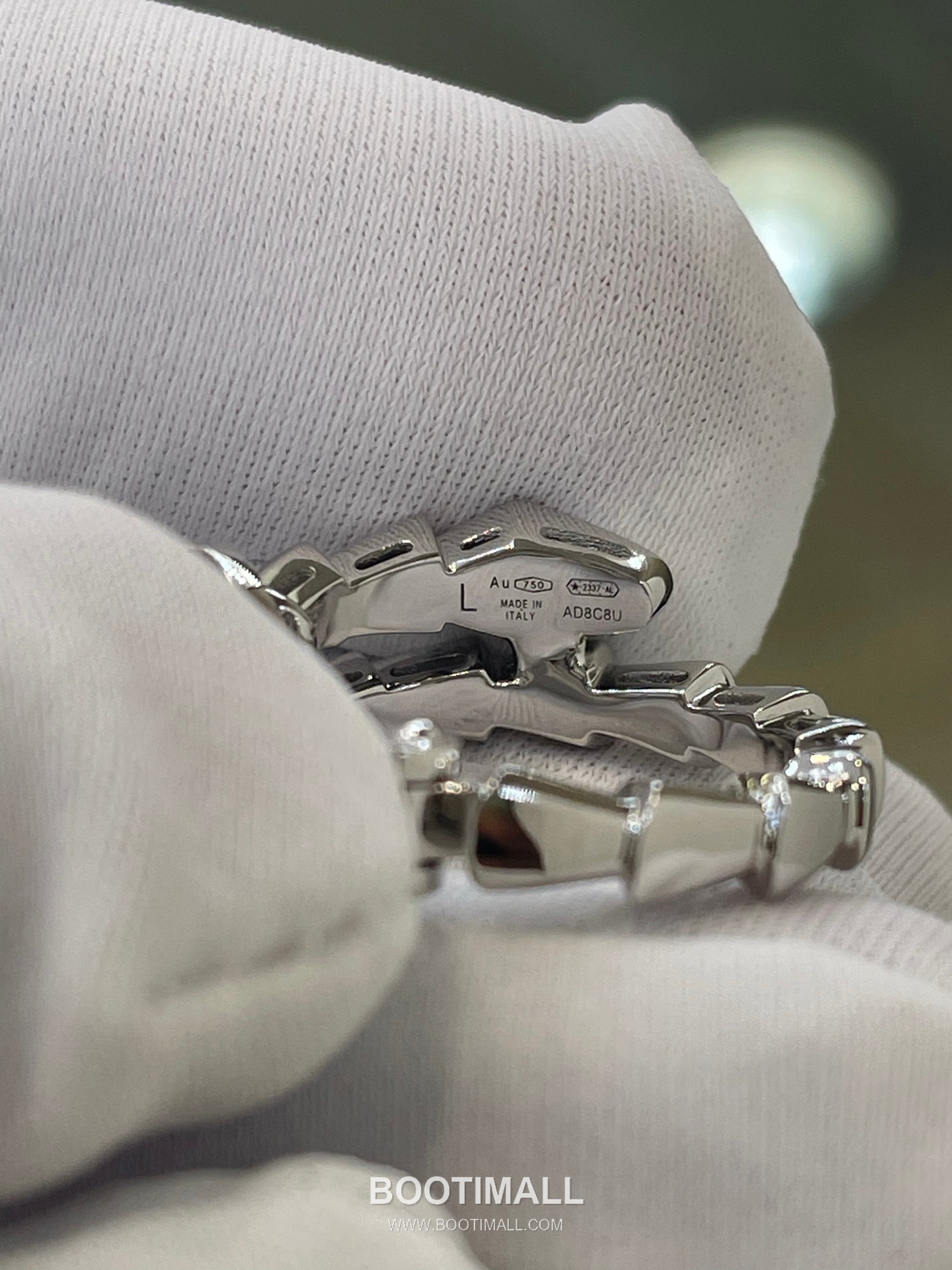 Bulgari Serpenti Viper Ring 18K Gold, Diamond Gold 불가리 세르펜티 바이퍼 반지 18K 골드, 다이아몬드 골드 9