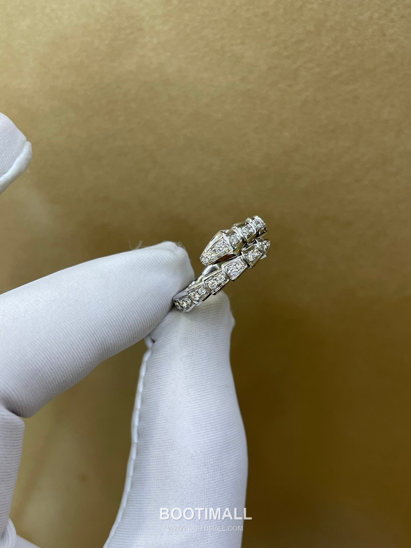 Bulgari Serpenti Viper Ring 18K Gold, Diamond Gold 불가리 세르펜티 바이퍼 반지 18K 골드, 다이아몬드 골드 14