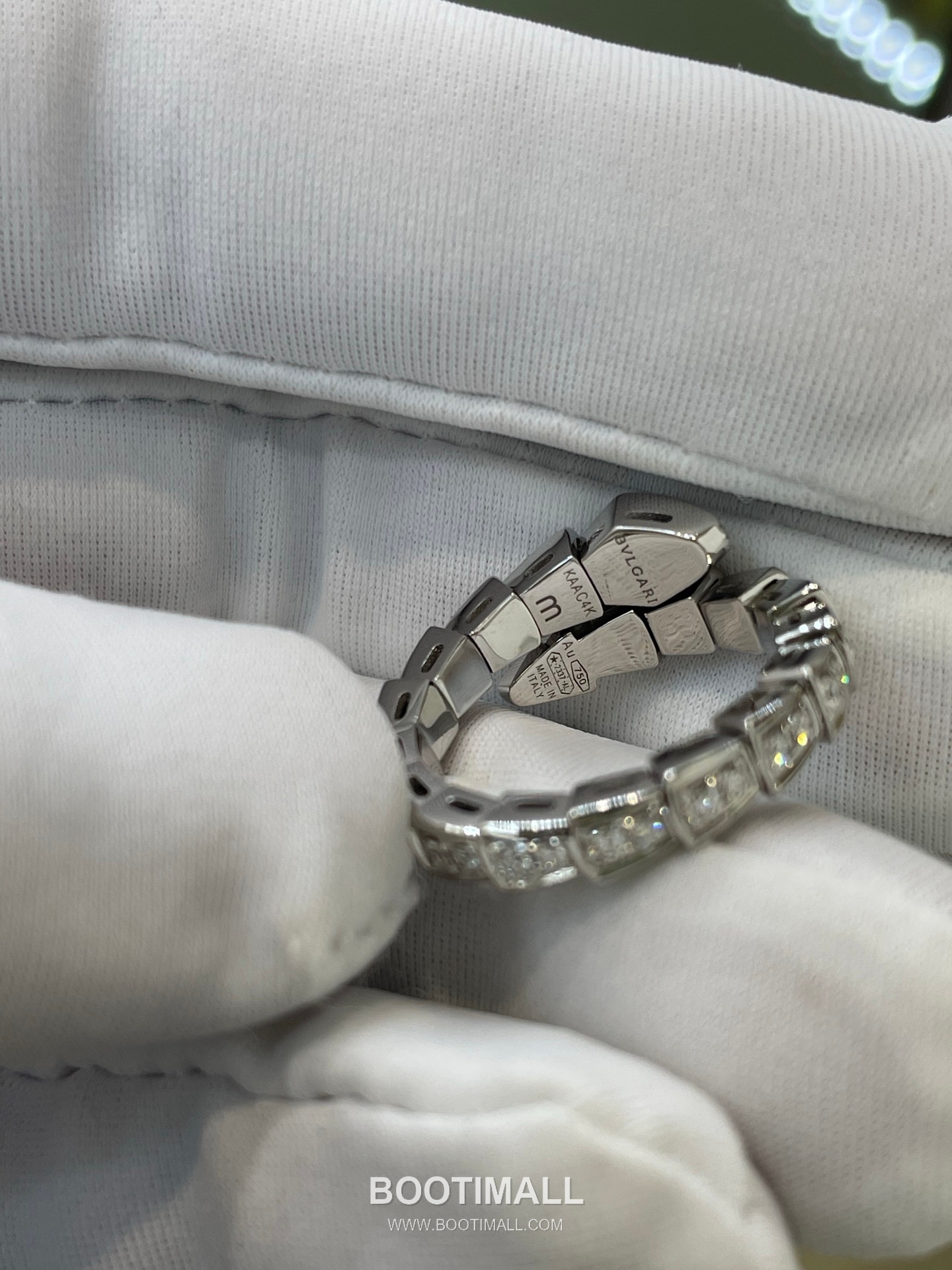 Bulgari Serpenti Viper Ring 18K Gold, Diamond Gold 불가리 세르펜티 바이퍼 반지 18K 골드, 다이아몬드 골드 15