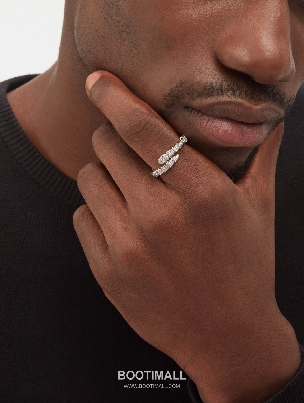 Bulgari Serpenti Viper Ring 18K Gold, Diamond Gold 불가리 세르펜티 바이퍼 반지 18K 골드, 다이아몬드 골드 21