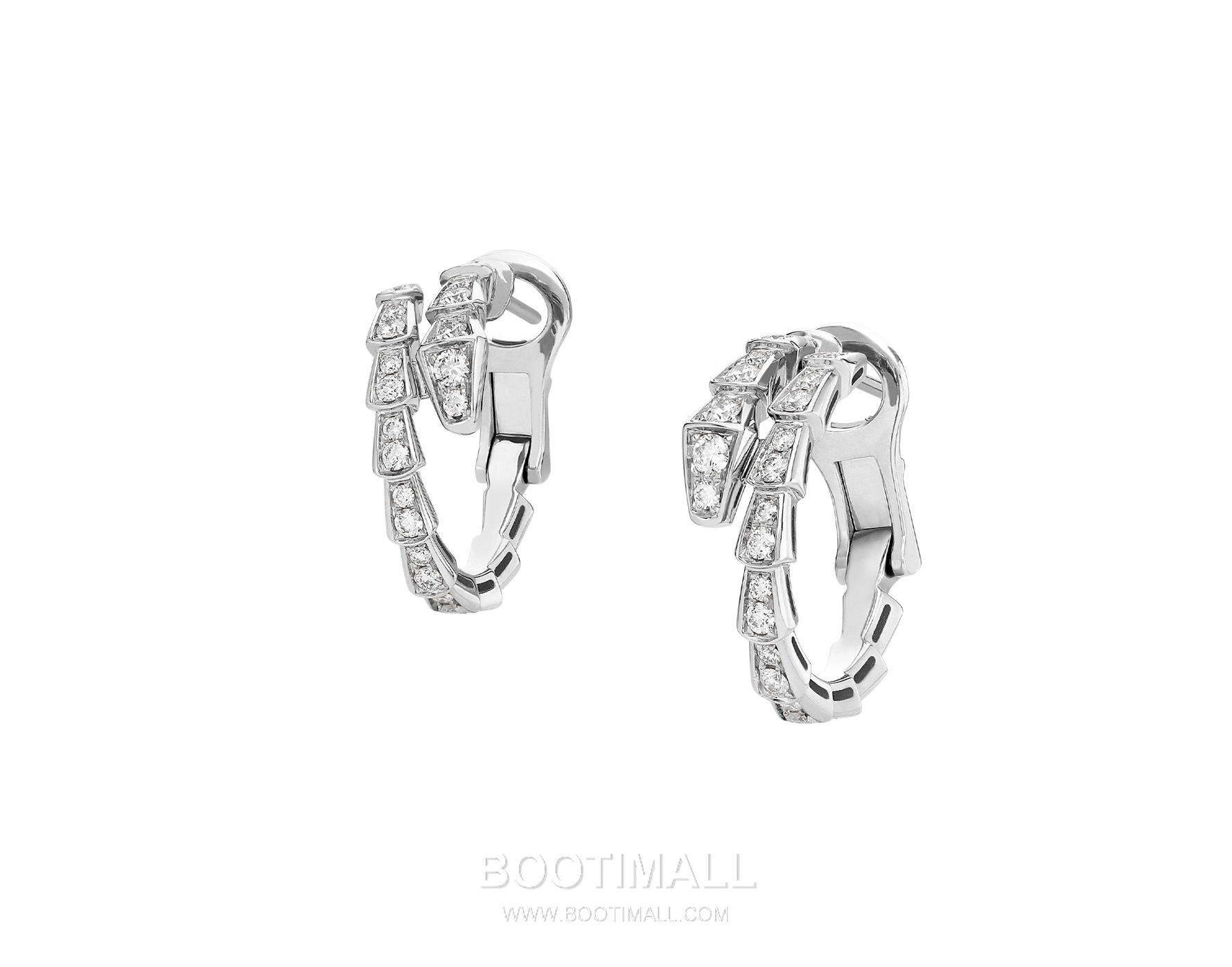 Bulgari Serpent Earrings 18K Gold, Diamond Gold 불가리 링스 이어링 18K 골드, 다이아몬드 골드 1