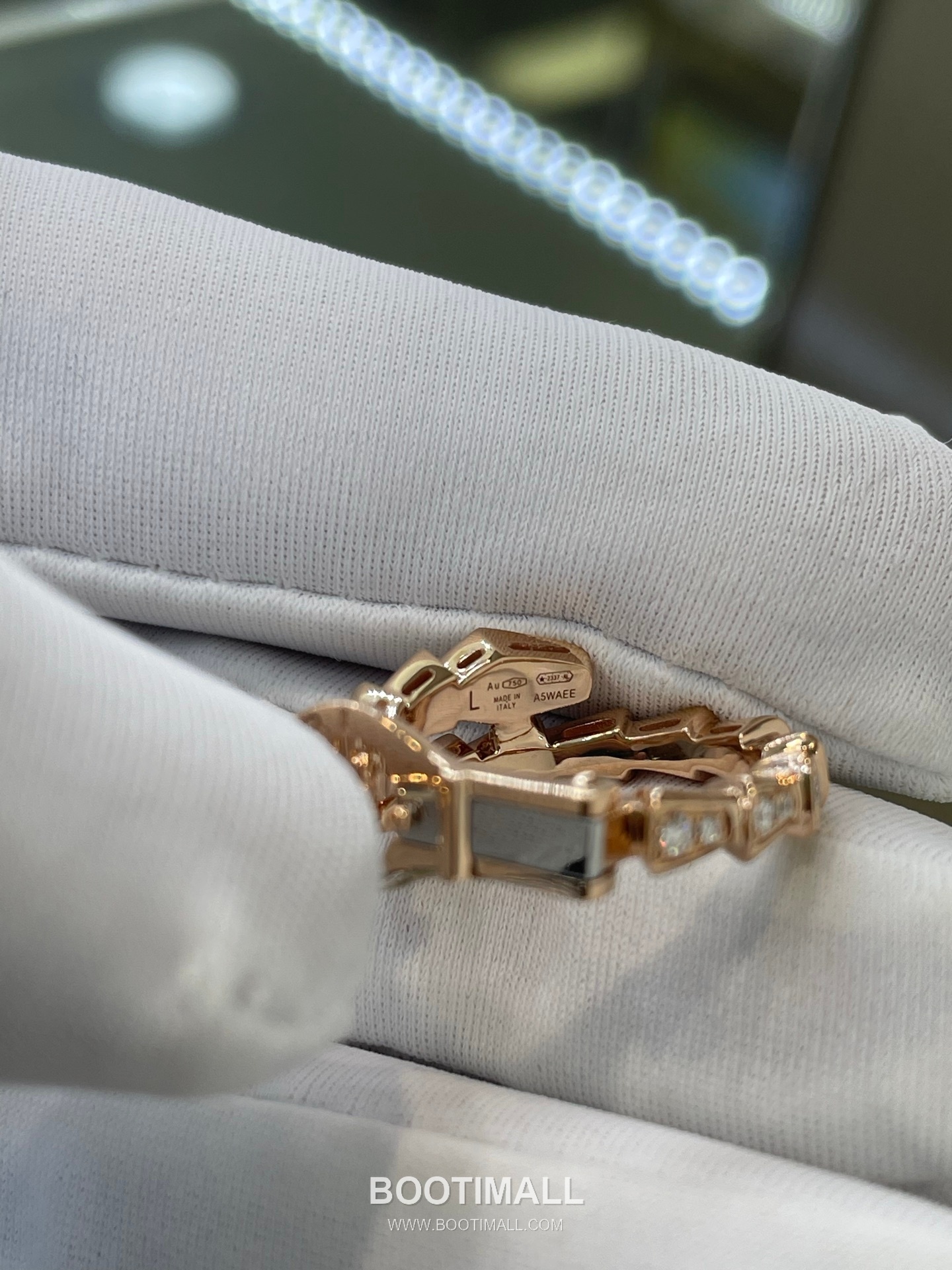 Bulgari Serpent Earrings 18K Gold, Diamond Gold 불가리 링스 이어링 18K 골드, 다이아몬드 골드 8