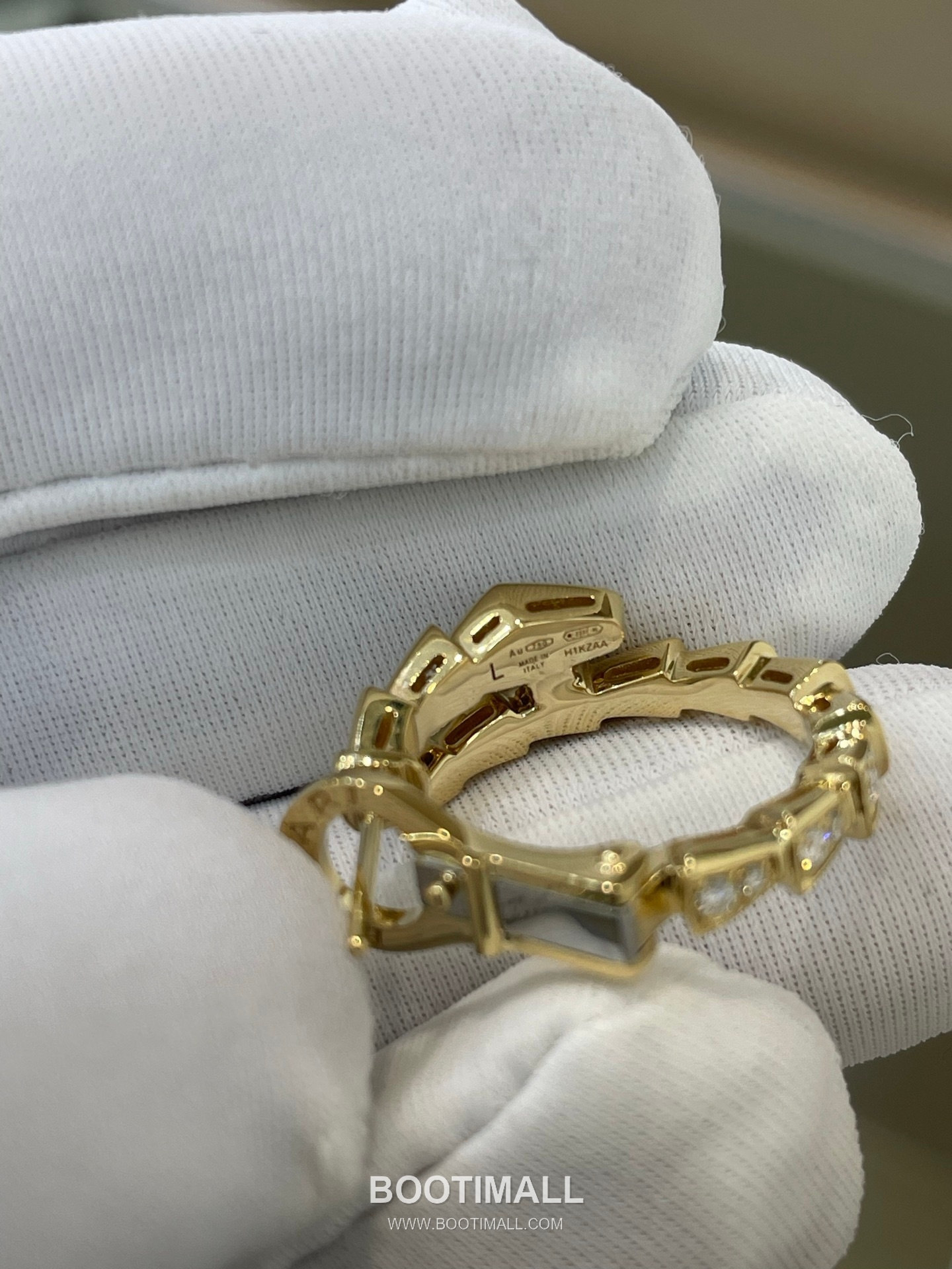 Bulgari Serpent Earrings 18K Gold, Diamond Gold 불가리 링스 이어링 18K 골드, 다이아몬드 골드 16