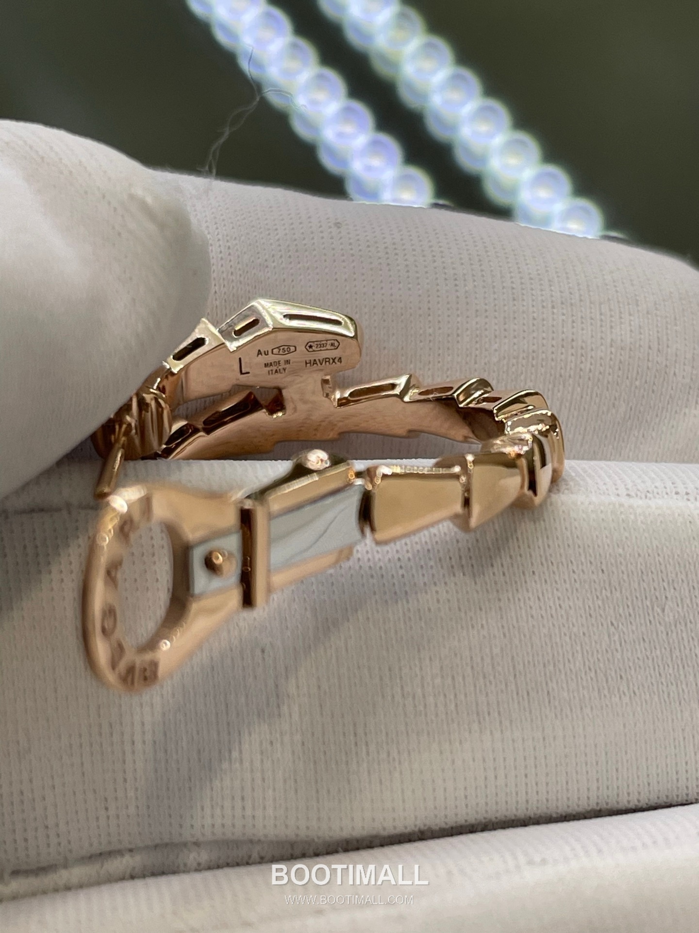 Bulgari Serpent Earrings 18K Gold, Diamond Gold 불가리 링스 이어링 18K 골드, 다이아몬드 골드 4