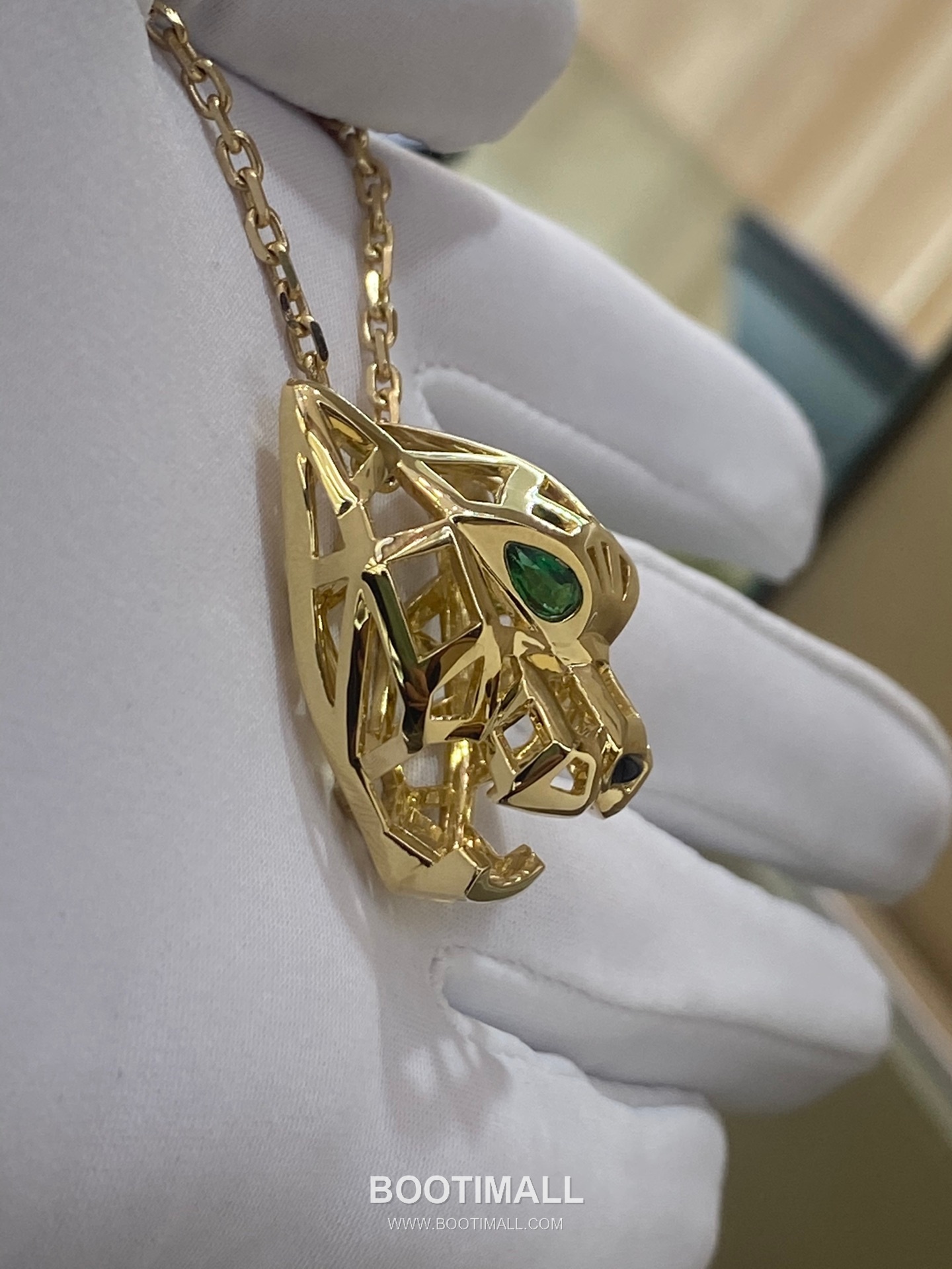 Cartier Leopard Head Necklace 18K Gold Gold 까르띠에 표두 목걸이 18K 골드 골드 1