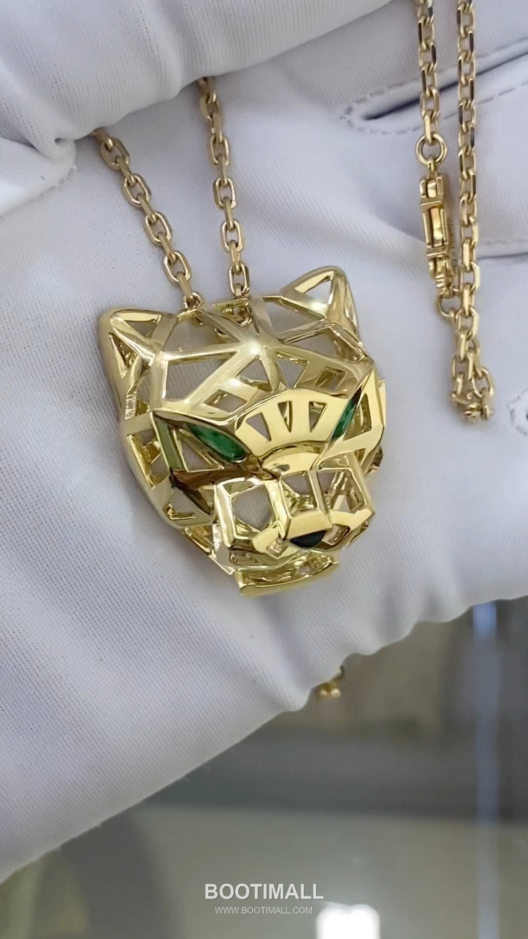 Cartier Leopard Head Necklace 18K Gold Gold 까르띠에 표두 목걸이 18K 골드 골드 9