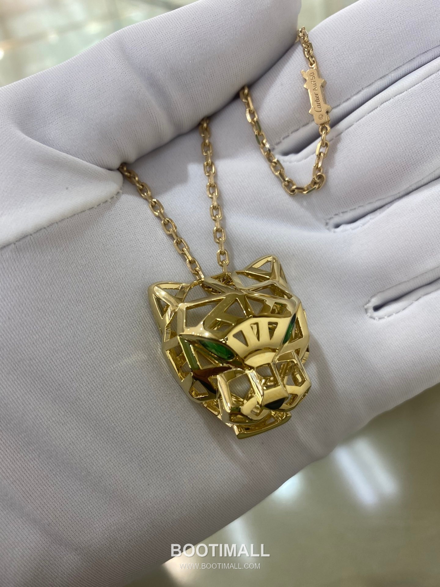 Cartier Leopard Head Necklace 18K Gold Gold 까르띠에 표두 목걸이 18K 골드 골드 10