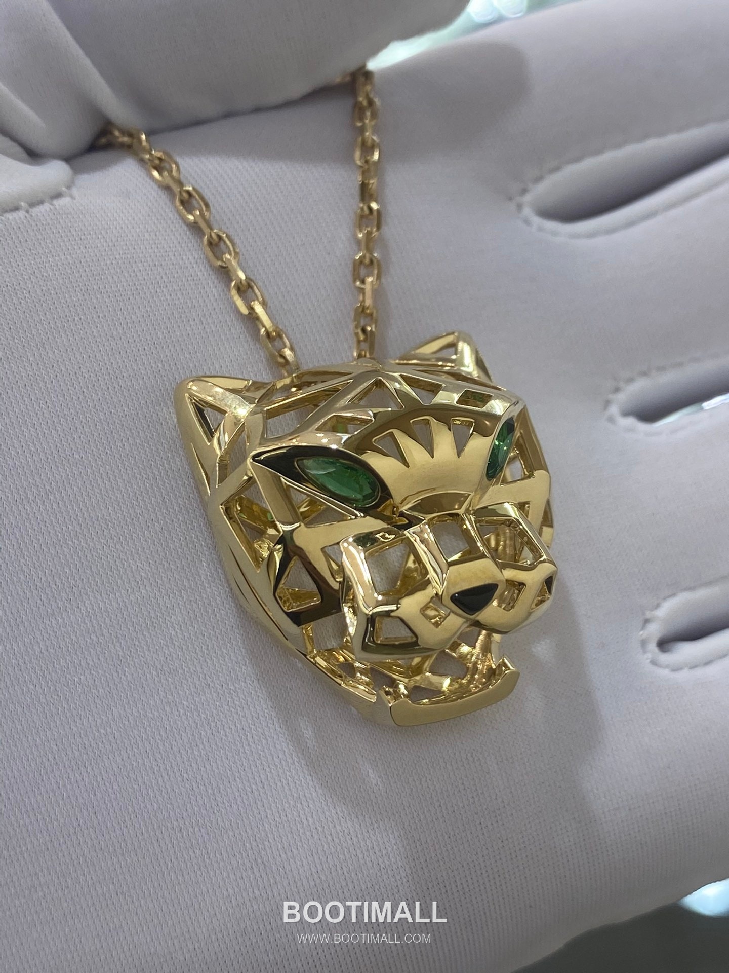 Cartier Leopard Head Necklace 18K Gold Gold 까르띠에 표두 목걸이 18K 골드 골드 14