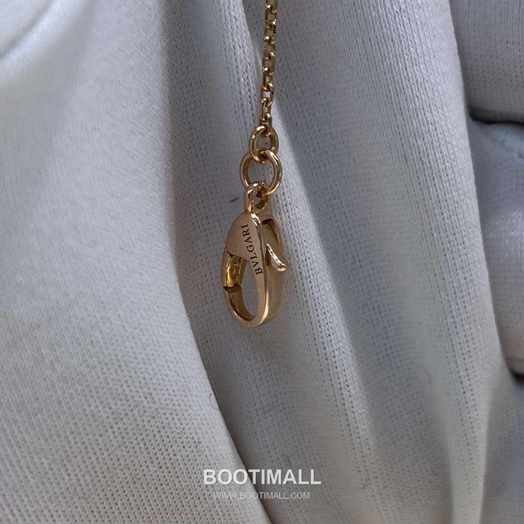 Bvlgari Fan Necklace 18K Gold, Carnelian, Diamond Red 불가리 부채 모양 목걸이 18K 골드, 홍옥수, 다이아몬드 레드 40cm 2