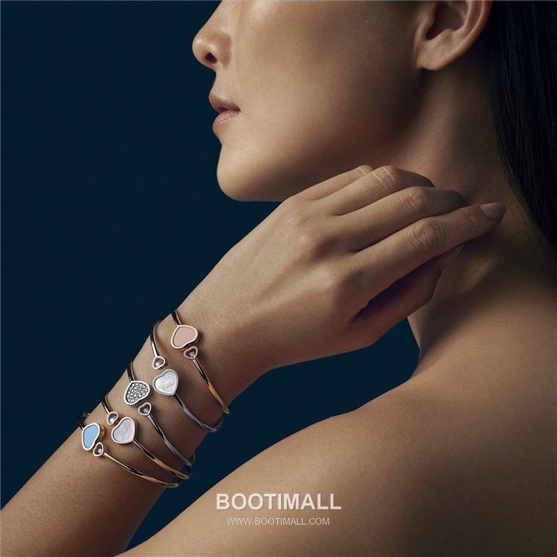 Heart Shape Bracelet 18K Gold, Diamond, Black Onyx Black 하트 쉐입 팔찌 18K 골드, 다이아몬드, 블랙 오닉스 블랙 12