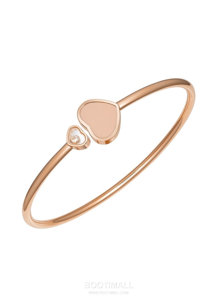 Heart Shape Bracelet 18K Gold, Diamond, Black Onyx Black 하트 쉐입 팔찌 18K 골드, 다이아몬드, 블랙 오닉스 블랙 24