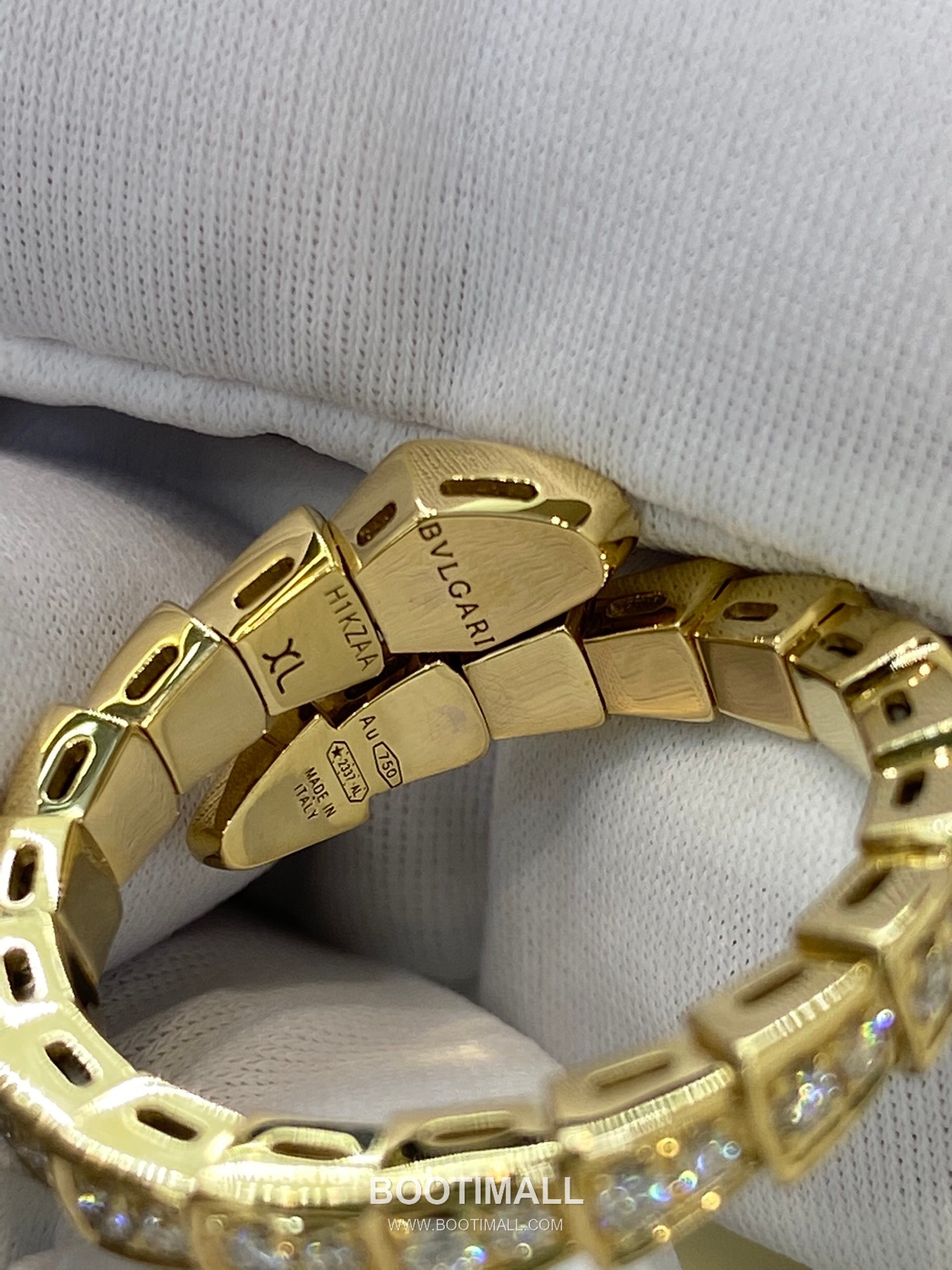 Bulgari Serpent Full Diamond Ring 18K Gold, Diamond Gold 불가리 링펀 풀 다이아몬드 링 18K 골드, 다이아몬드 골드 11