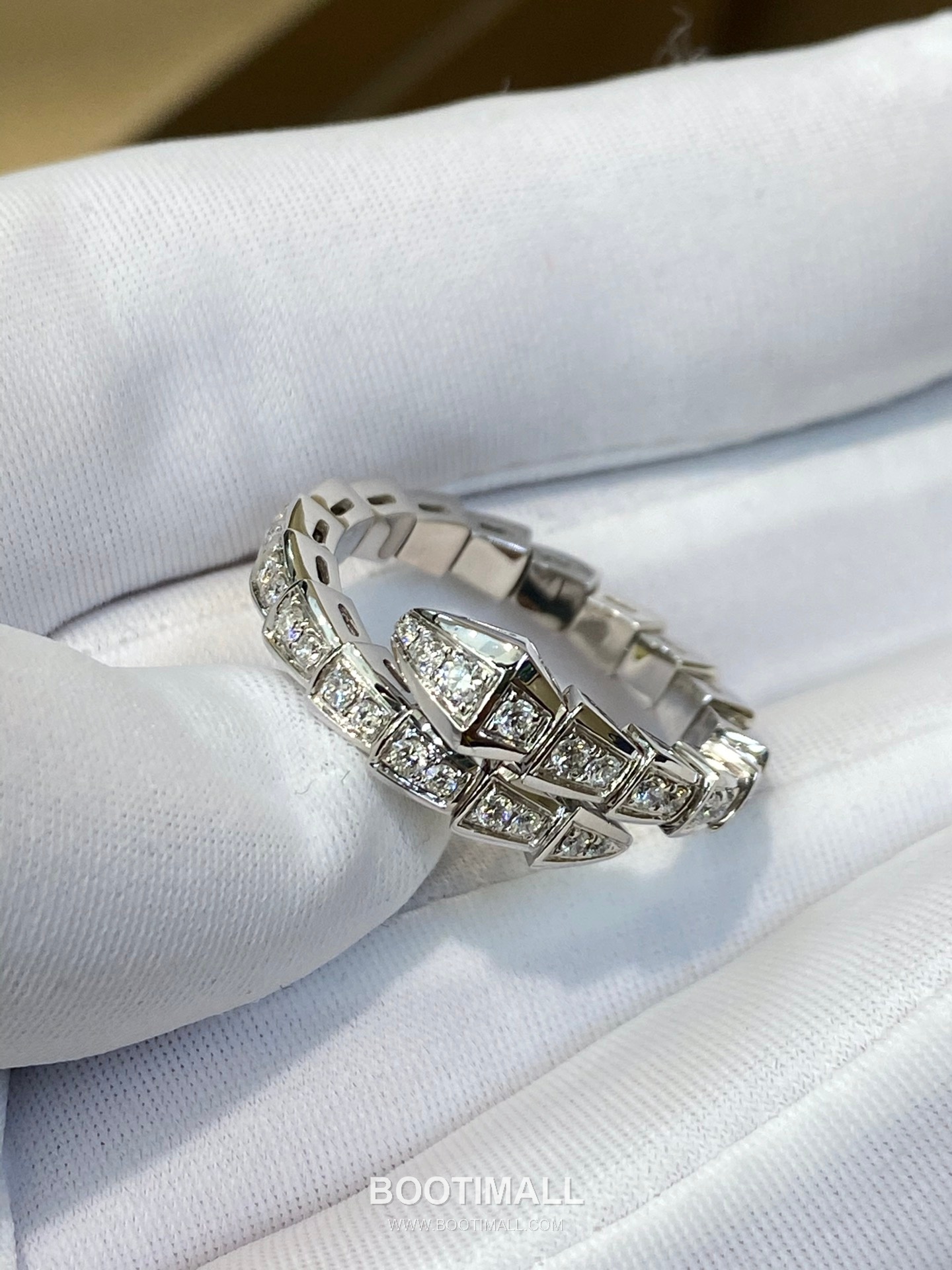 Bulgari Serpent Full Diamond Ring 18K Gold, Diamond Gold 불가리 링펀 풀 다이아몬드 링 18K 골드, 다이아몬드 골드 28